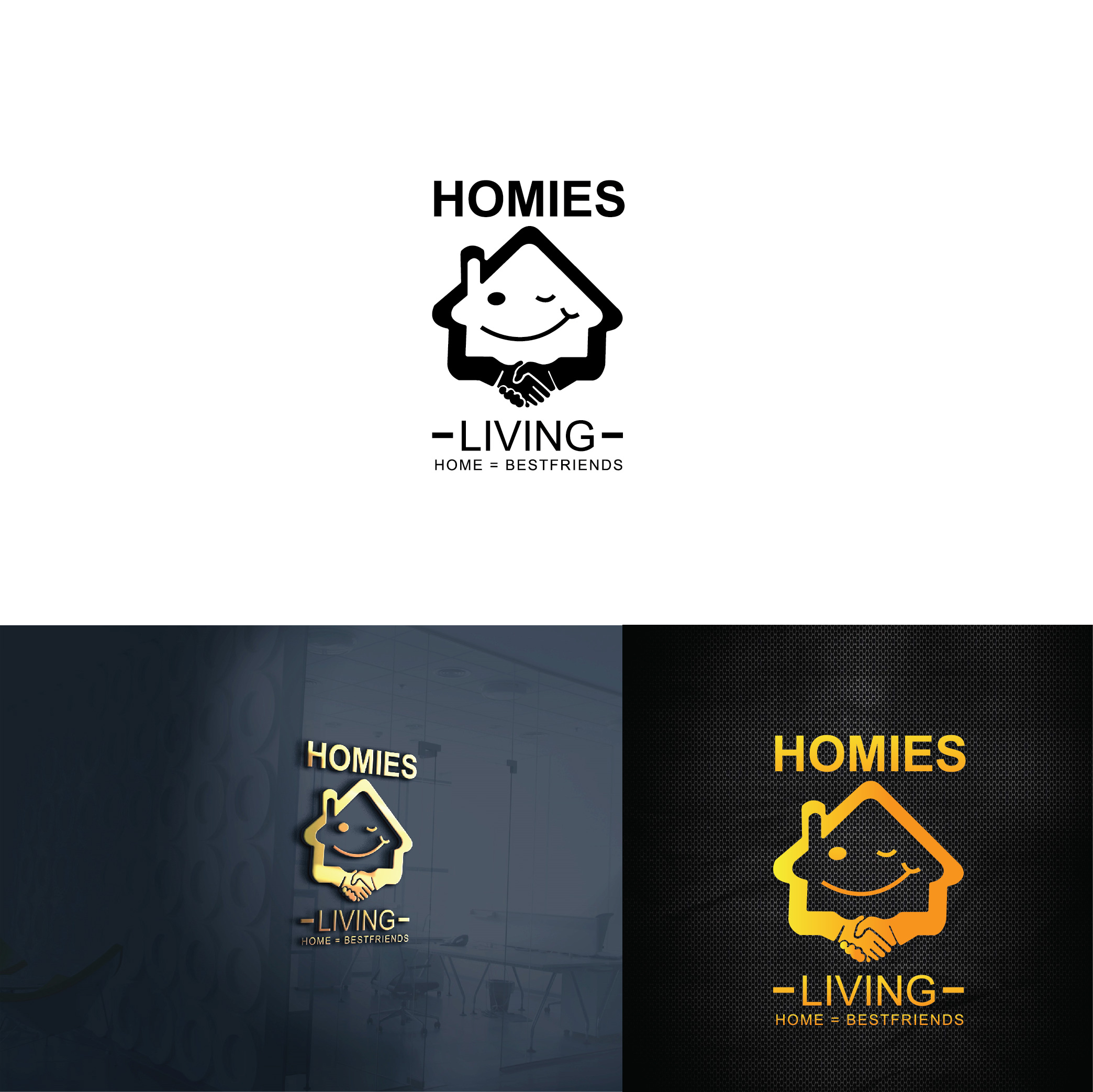 Homies Name Design Homies - Logo Design BY Zeeshan Zamir 319385 - Designhill