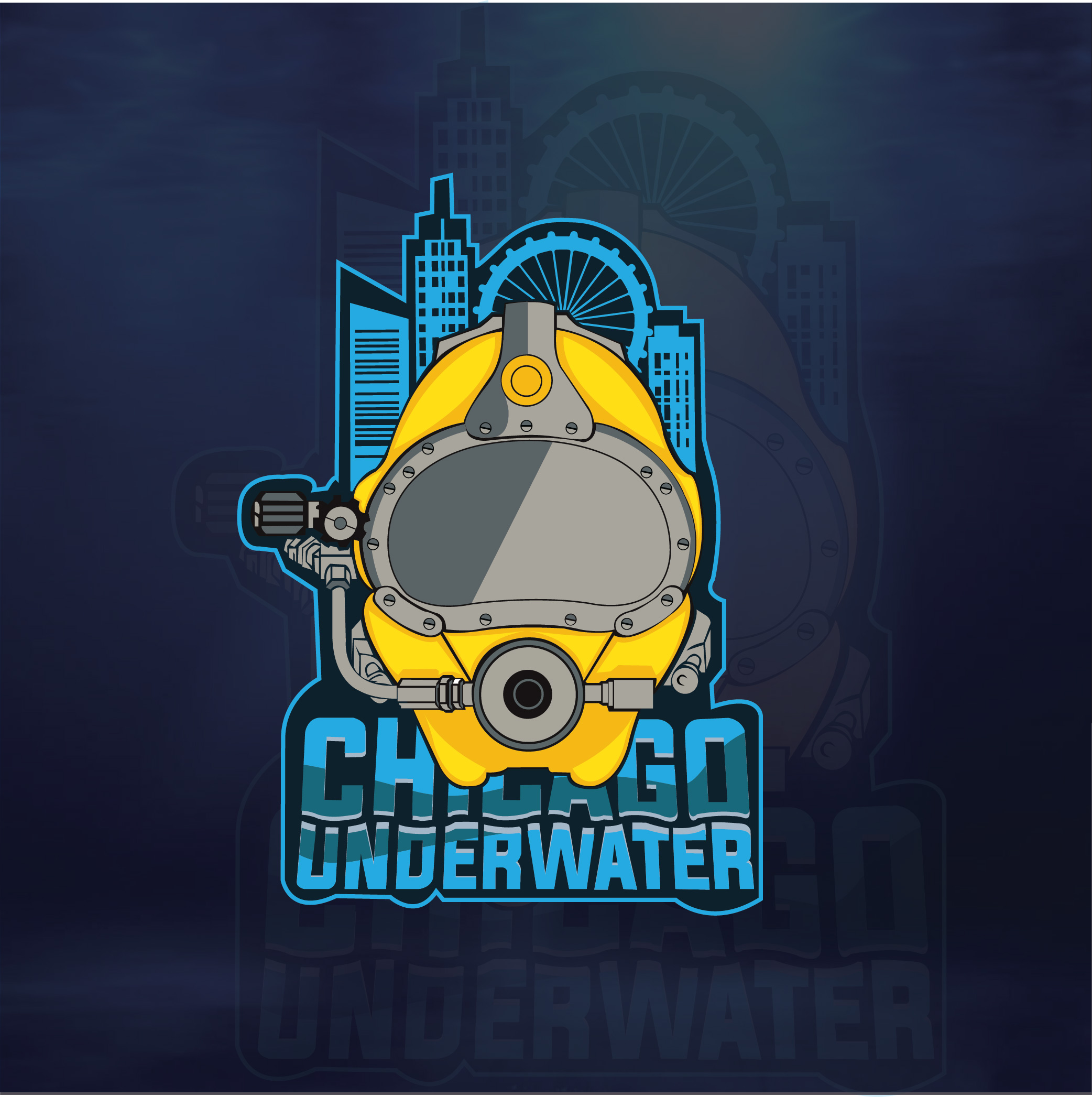 Chicago Underwanter by Zeeshan Zamir Chicago Underwanter in Illustration and Graphics Inspiration by Zeeshan Zamir