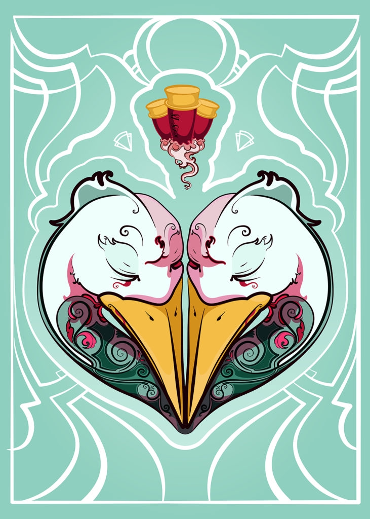 A Stork Reality (PA?Ikonji) in Illustration and Graphics Inspiration by Ramon Azzopardi Fiott