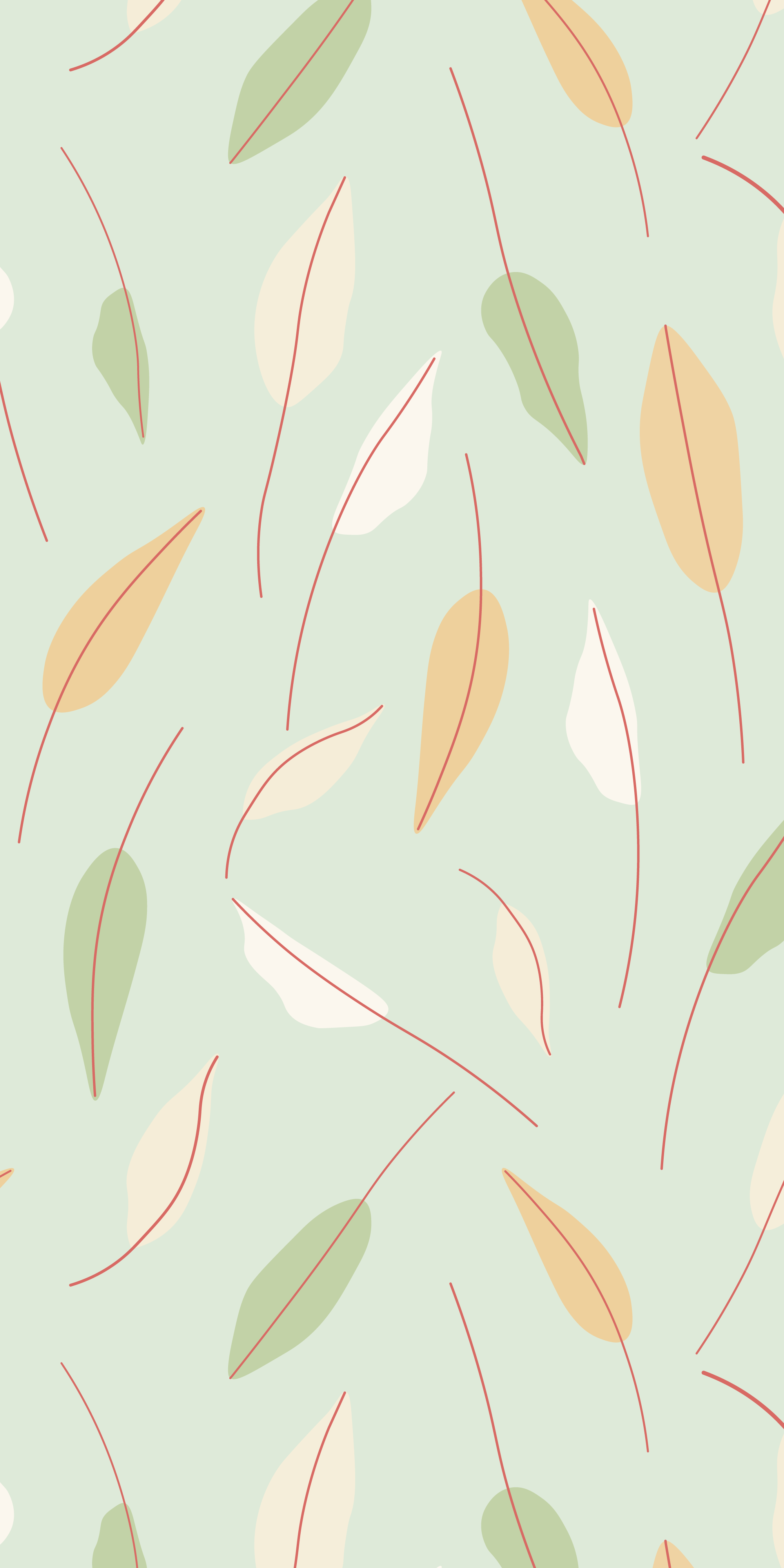 Pink leaves pattern by Aysel Zamanli Pink leaves pattern in Pattern & Surface Design Inspiration by Aysel Zamanli