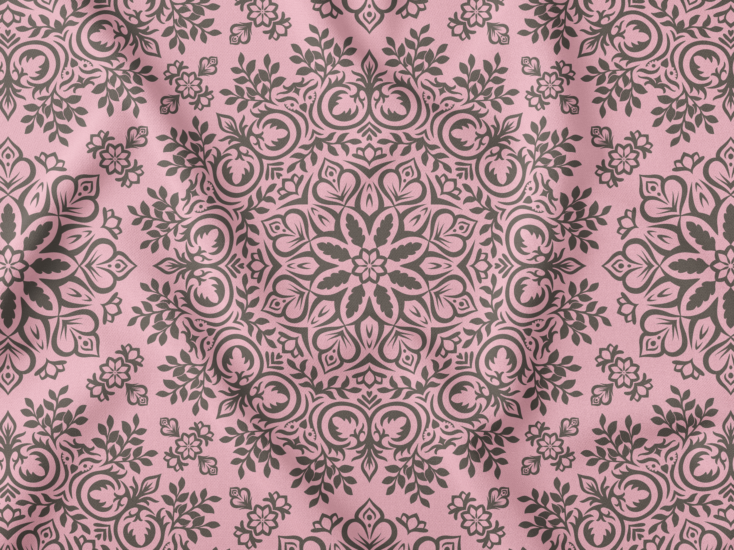 Seamless floral mandala pattern by Martasvgdesigns Seamless floral mandala pattern in Illustration and Graphics Inspiration by Martasvgdesigns