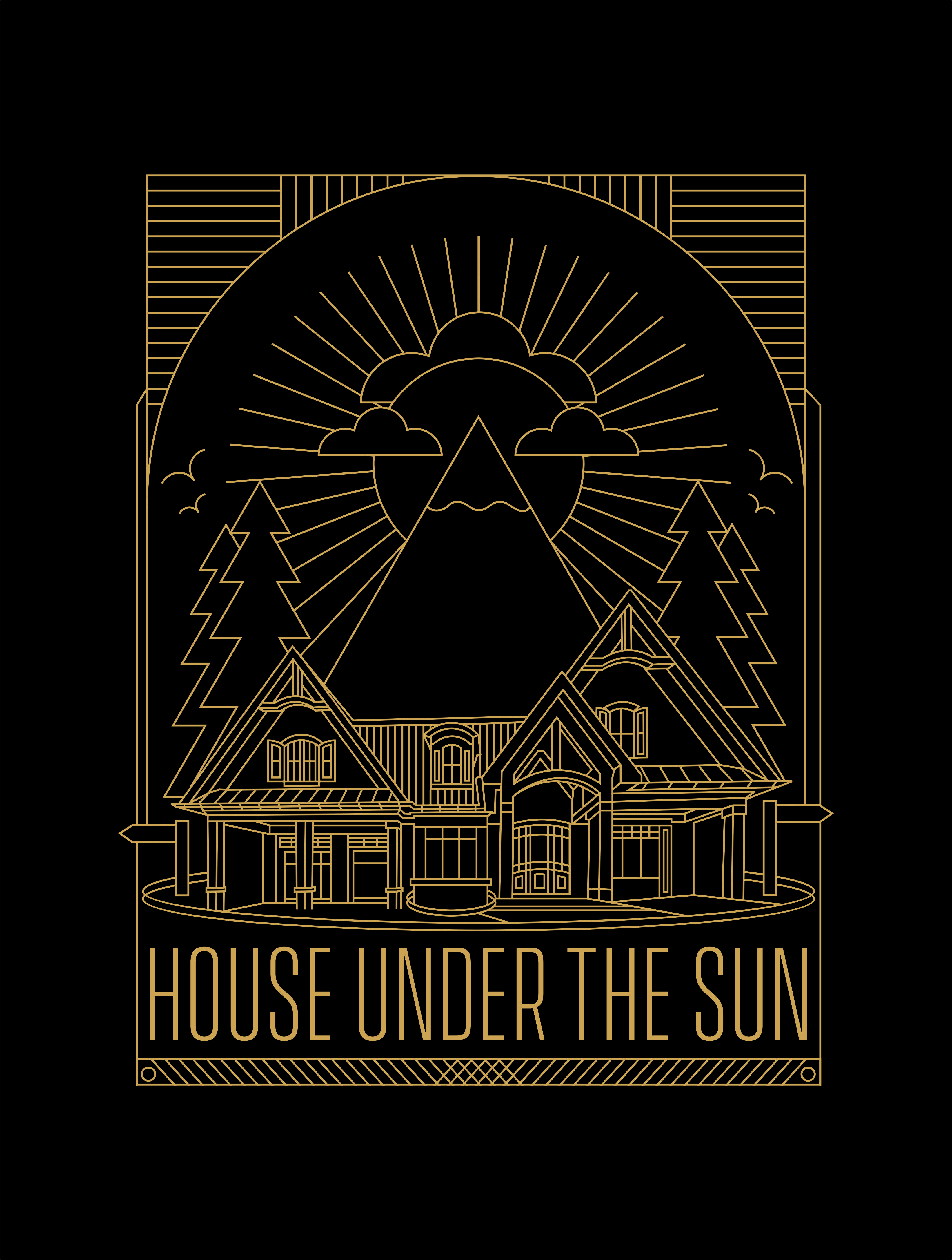 HOUSE UNDER THE SUN by Dieart™ HOUSE UNDER THE SUN in Illustration and Graphics Inspiration by Dieart™