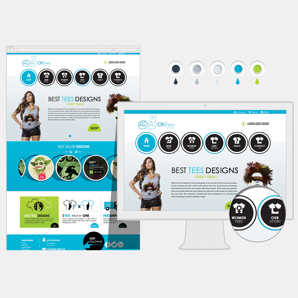 Web Design in Website Design Inspiration by Goatdesigns