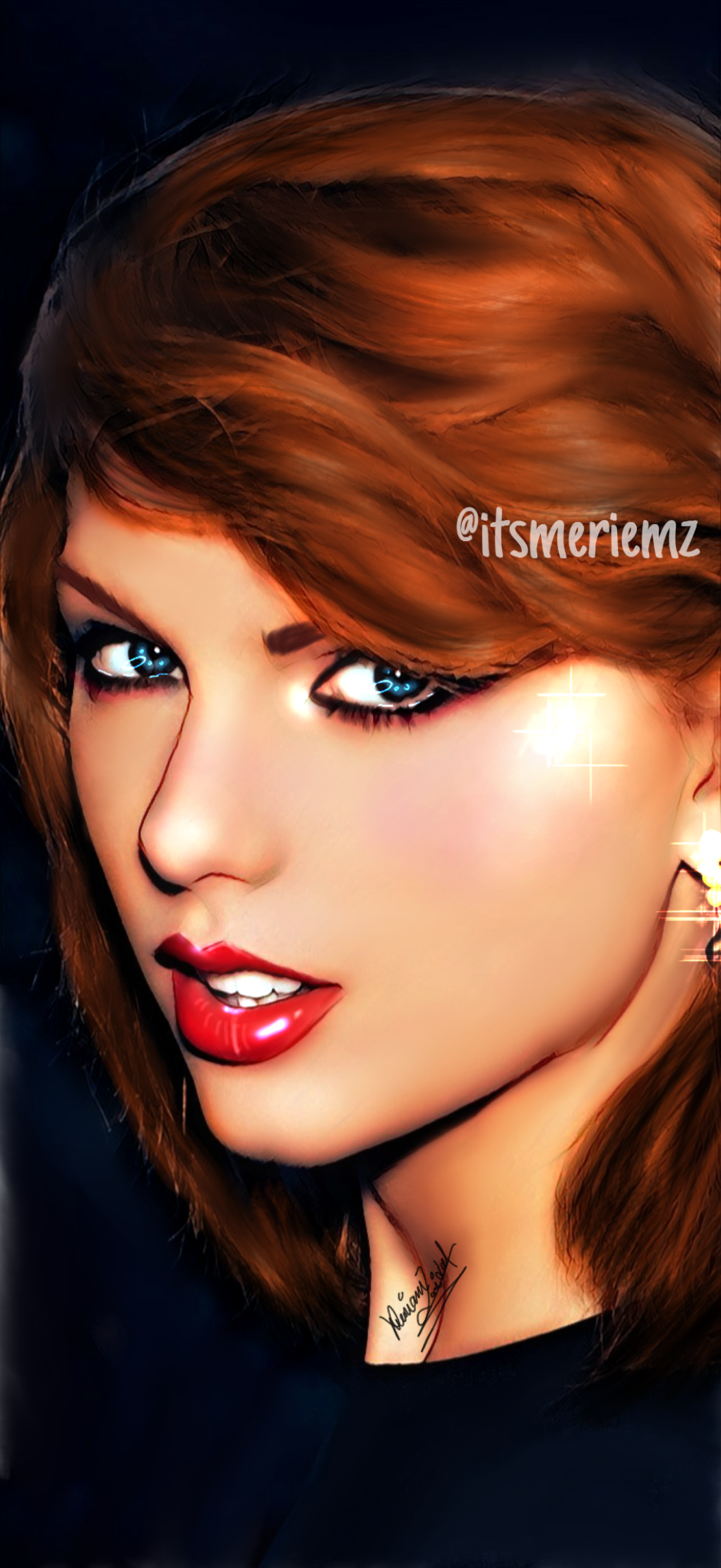 Taylor Swift Digital Art by Mariam Hassain Taylor Swift Digital Art in Digital Art Inspiration by Mariam Hassain