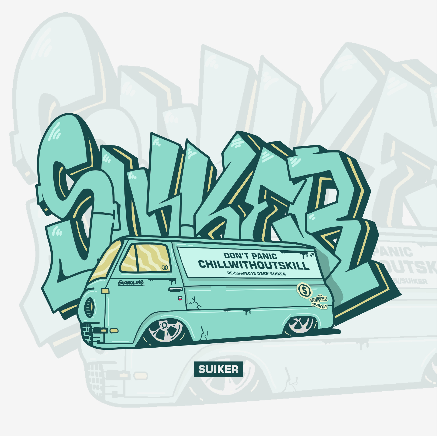 MINT VAN by Suistudios MINT VAN in T-Shirt Design Inspiration by Suistudios