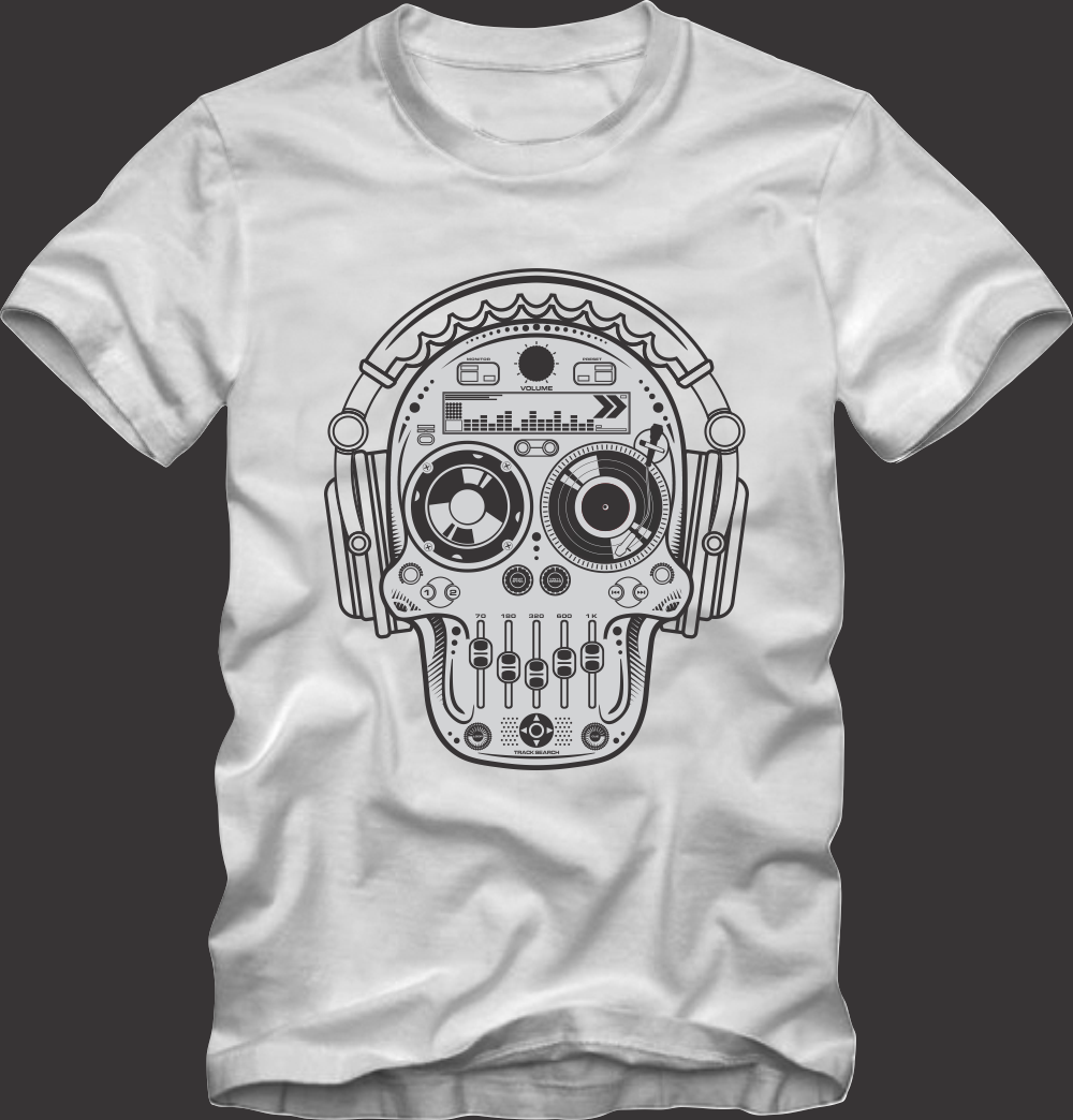 sugarskull dj in T-Shirt Design Inspiration by Zamov07