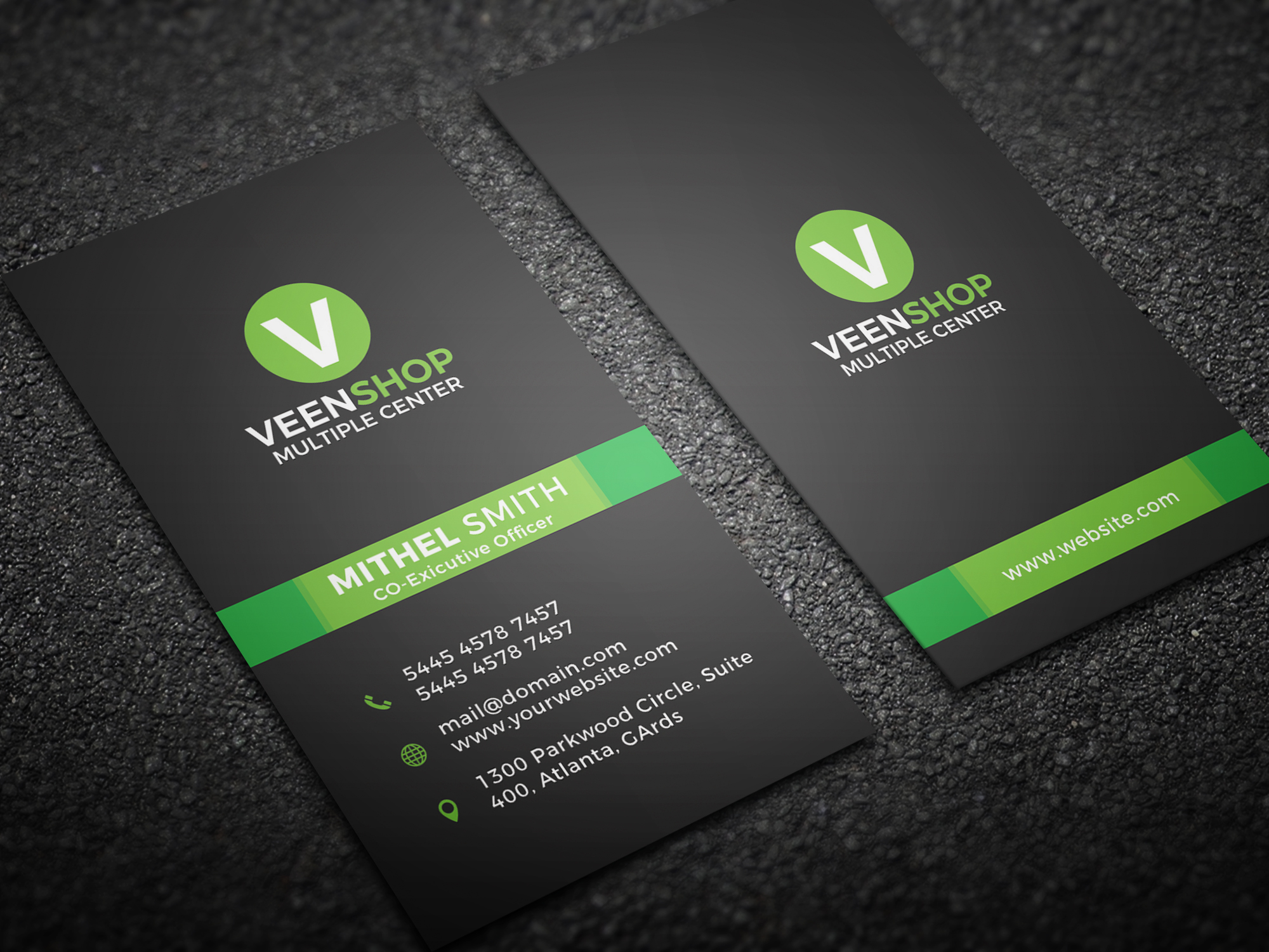 Business card design in Business Card Design Inspiration by Abir Hasan