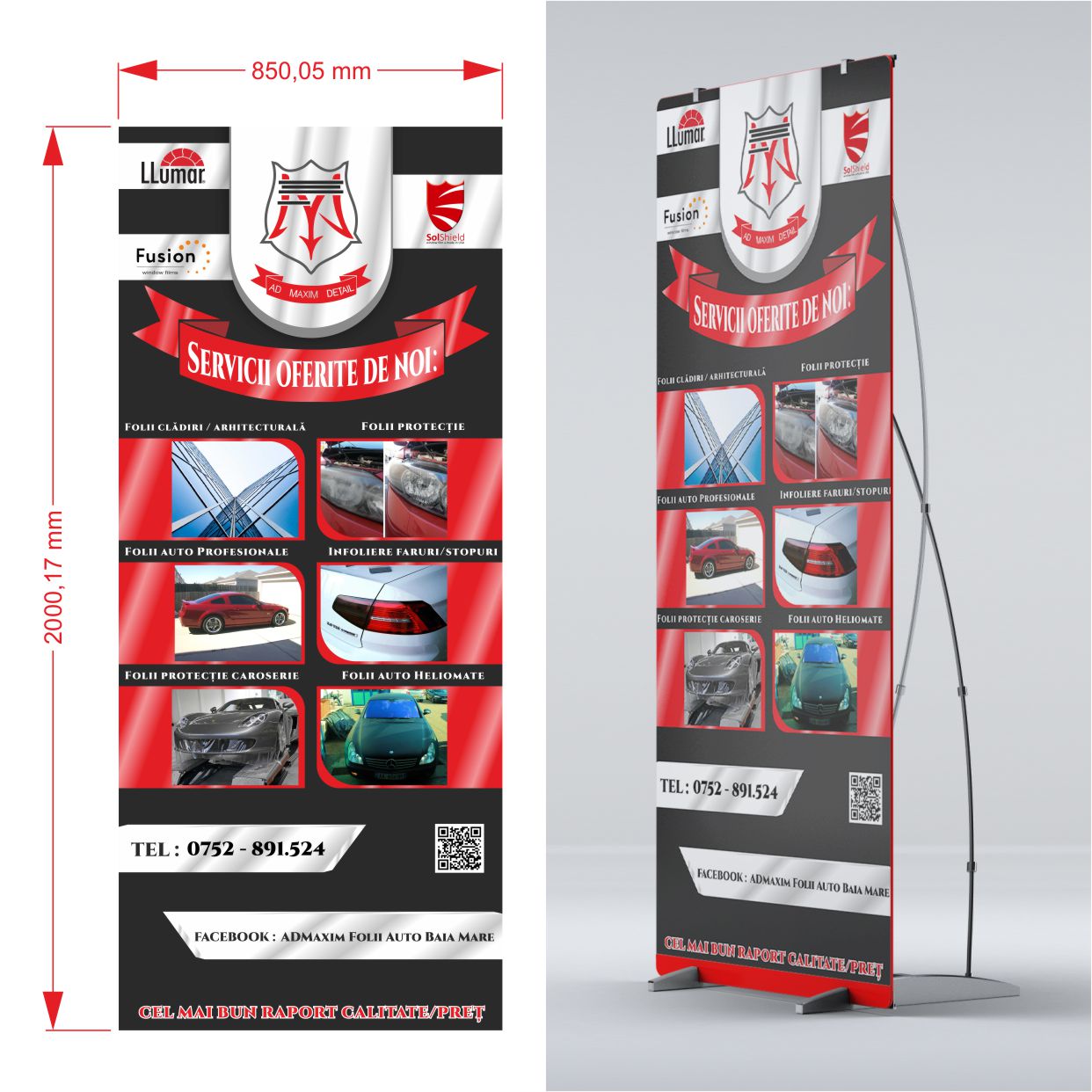 Roll up Banner in Advertisement Design Inspiration by Raul Cirt