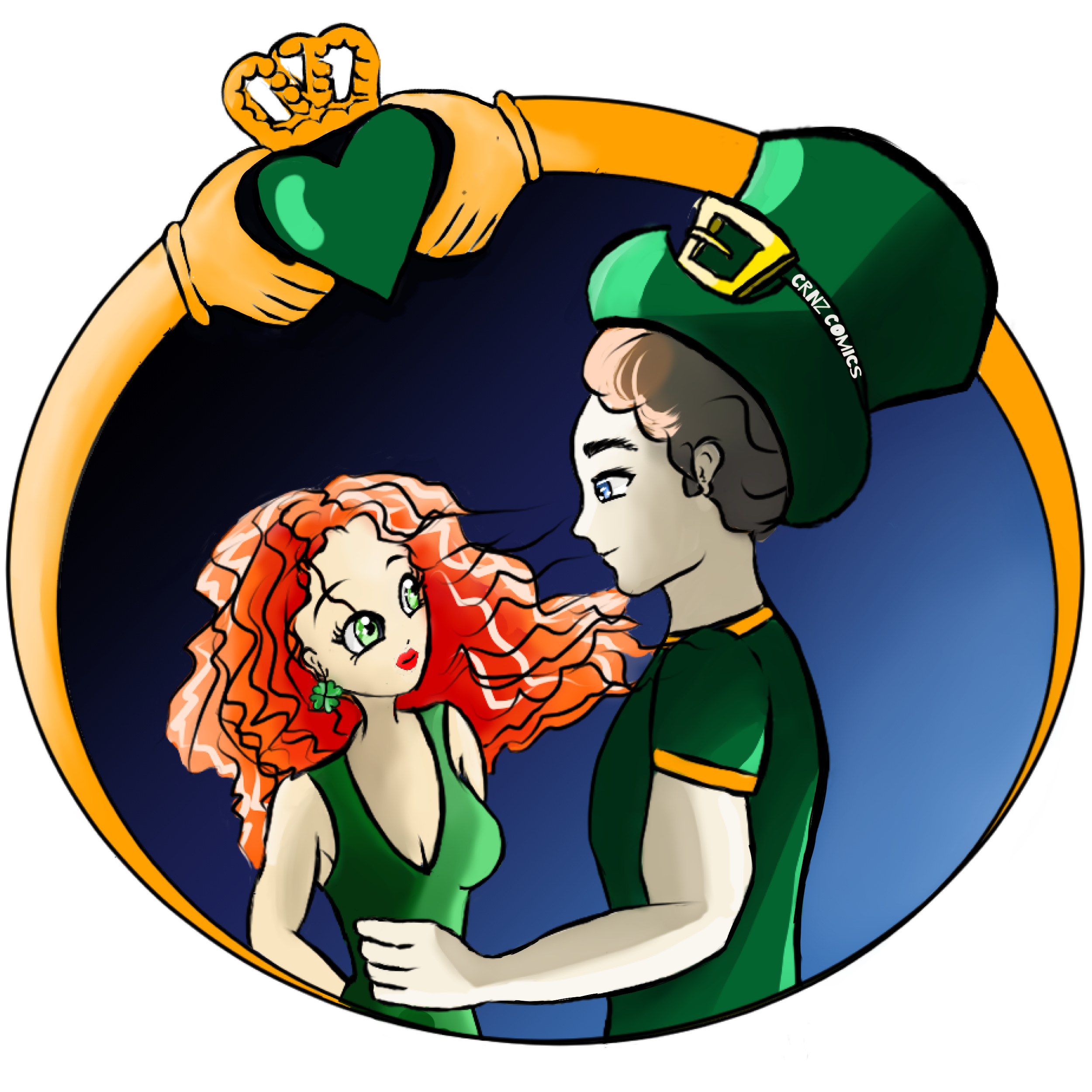 Happy St Patrick’s Day by CRNZ COMICS by Ceren Odonohoe Happy St Patrick’s Day by CRNZ COMICS in Digital Art Inspiration by Ceren Odonohoe