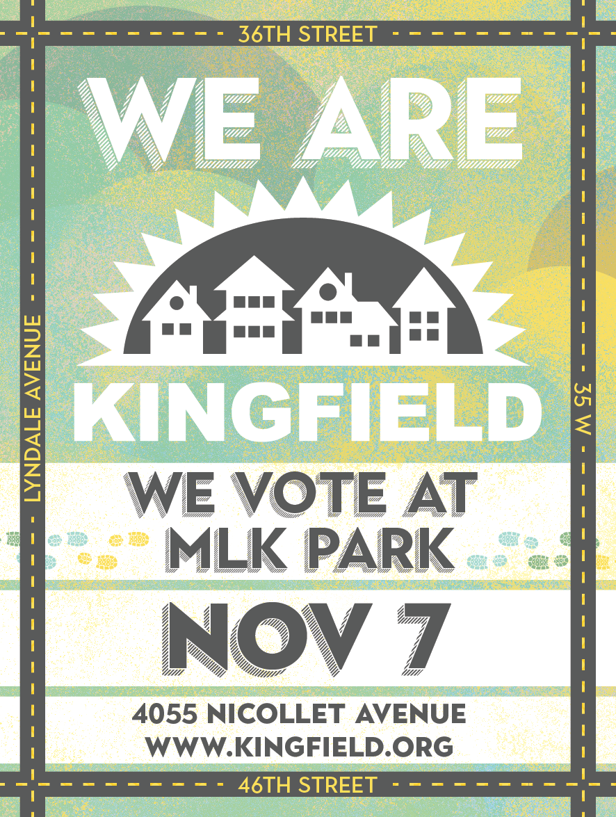 Kingfield's Vote Sign by Alex V Kern Kingfield's Vote Sign in Advertisement Design Inspiration by Alex V Kern
