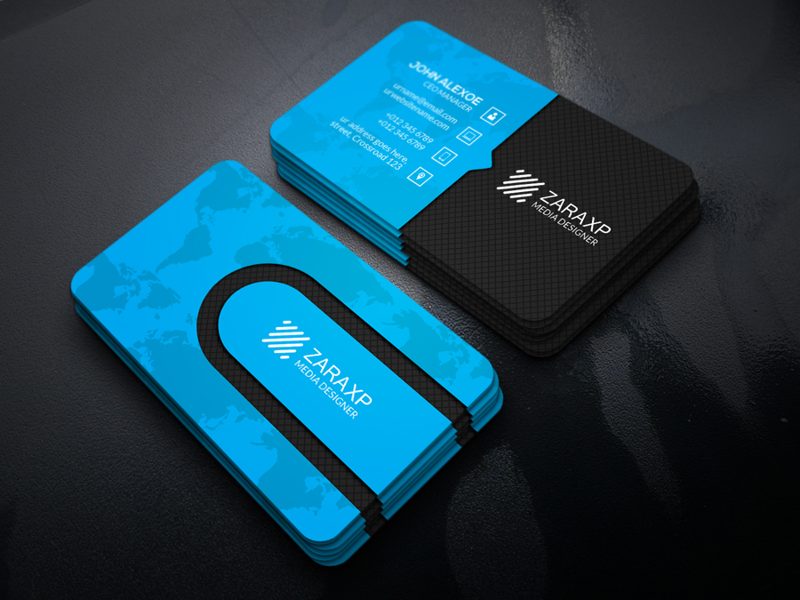 Corporate Business Card by Zavad Corporate Business Card in Business Card Design Inspiration by Zavad