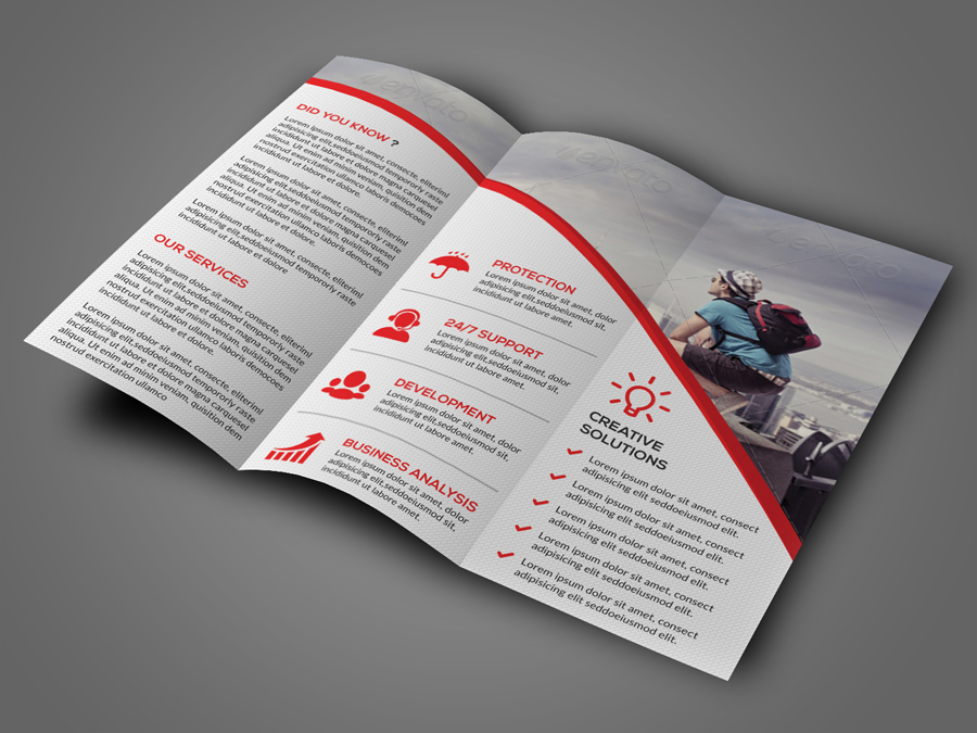 Tri-fold Brochure by Zavad Tri-fold Brochure in Brochure Design Inspiration by Zavad