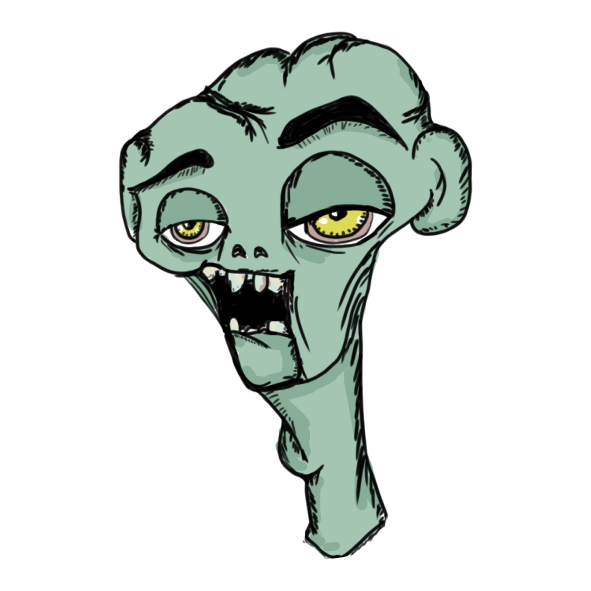 rob the zombie by Rmiliakrem rob the zombie in Sticker Design Inspiration by Rmiliakrem