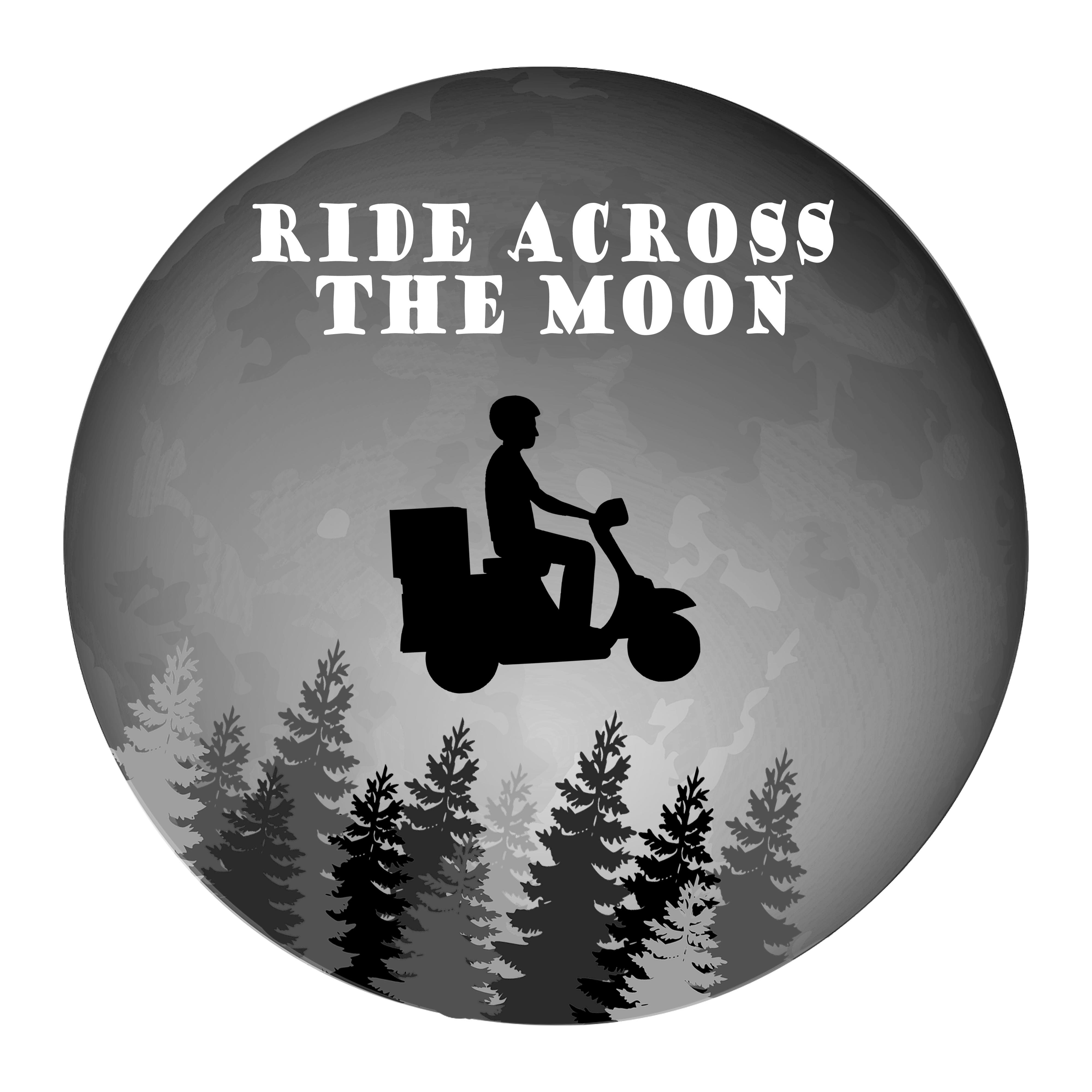 RIde Across The Moon by Much Happier RIde Across The Moon in Digital Art Inspiration by Much Happier