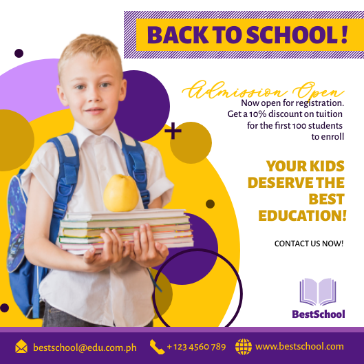 Classes-Tuition Invitation in Invitation Card Design Inspiration by Michaela Shenna Delfin