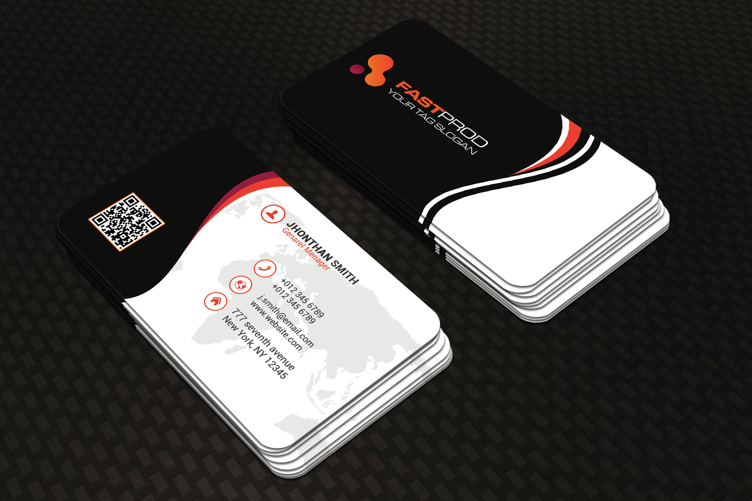 Businss Card Design Template by Tarik.rouss Businss Card Design Template in Business Card Design Inspiration by Tarik.rouss