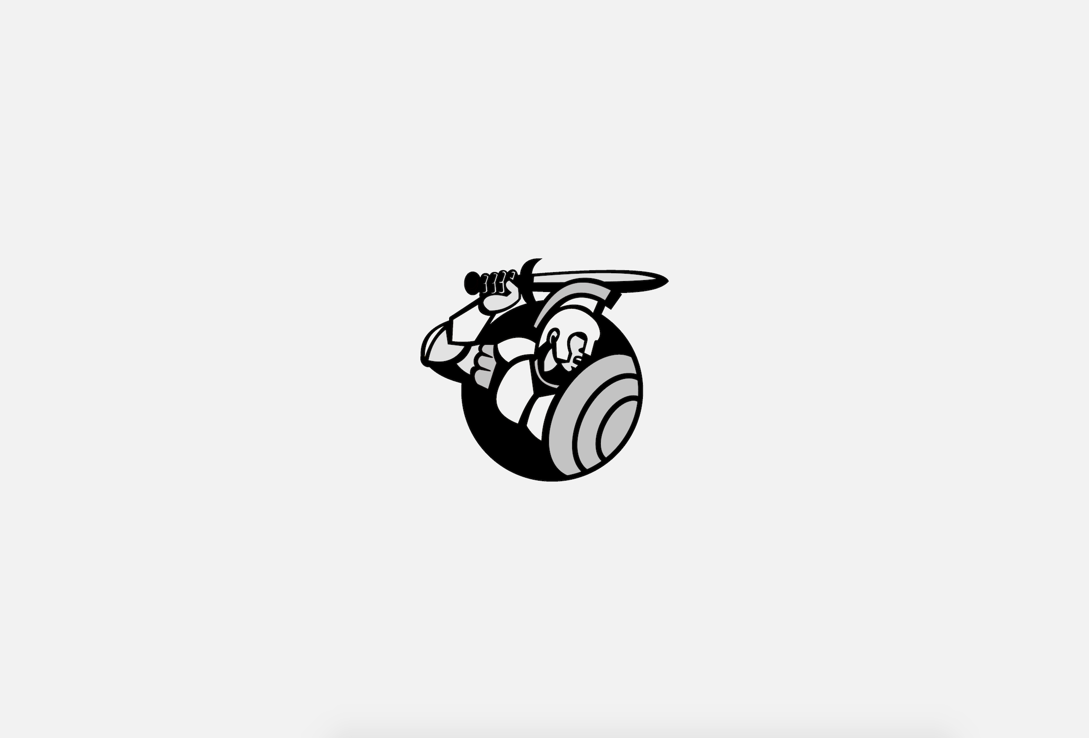 Gladiator Logo by Rickeyahallen Gladiator Logo in Logo Design Inspiration by Rickeyahallen