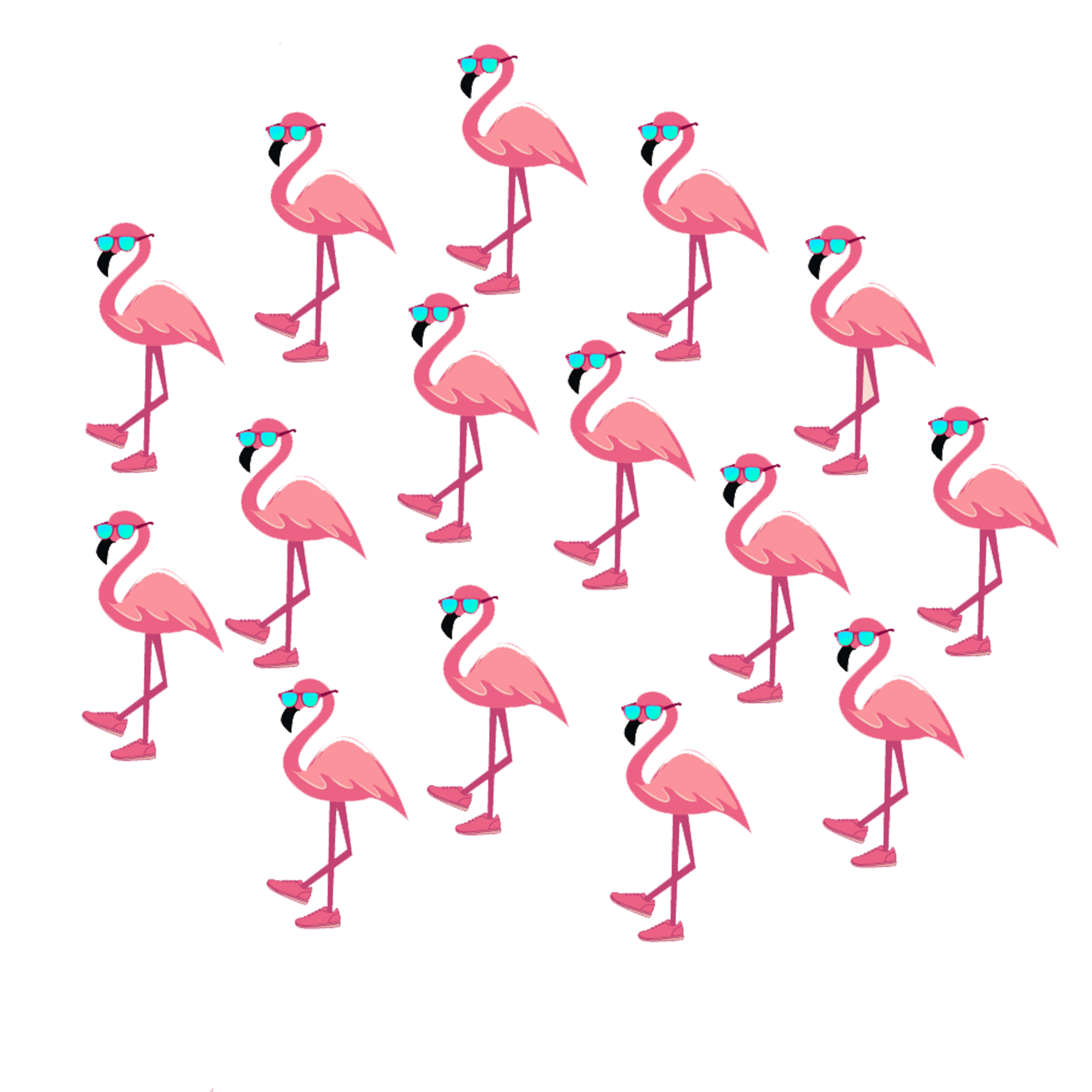 Flamingo Pattern in Pattern & Surface Design Inspiration by Abdelkrim Chatar