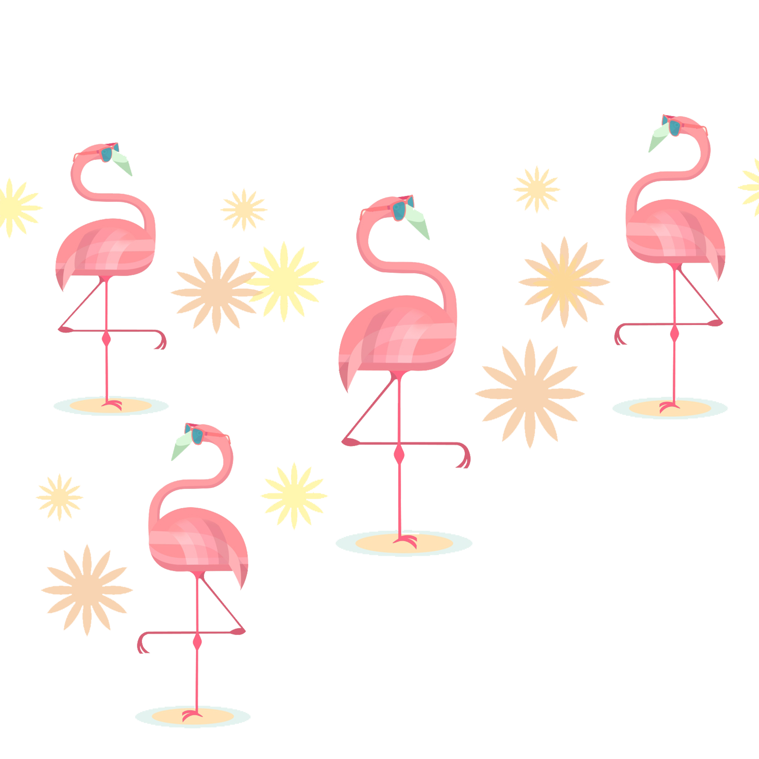 Flamingo Pattern by Abdelkrim Chatar Flamingo Pattern in Pattern & Surface Design Inspiration by Abdelkrim Chatar