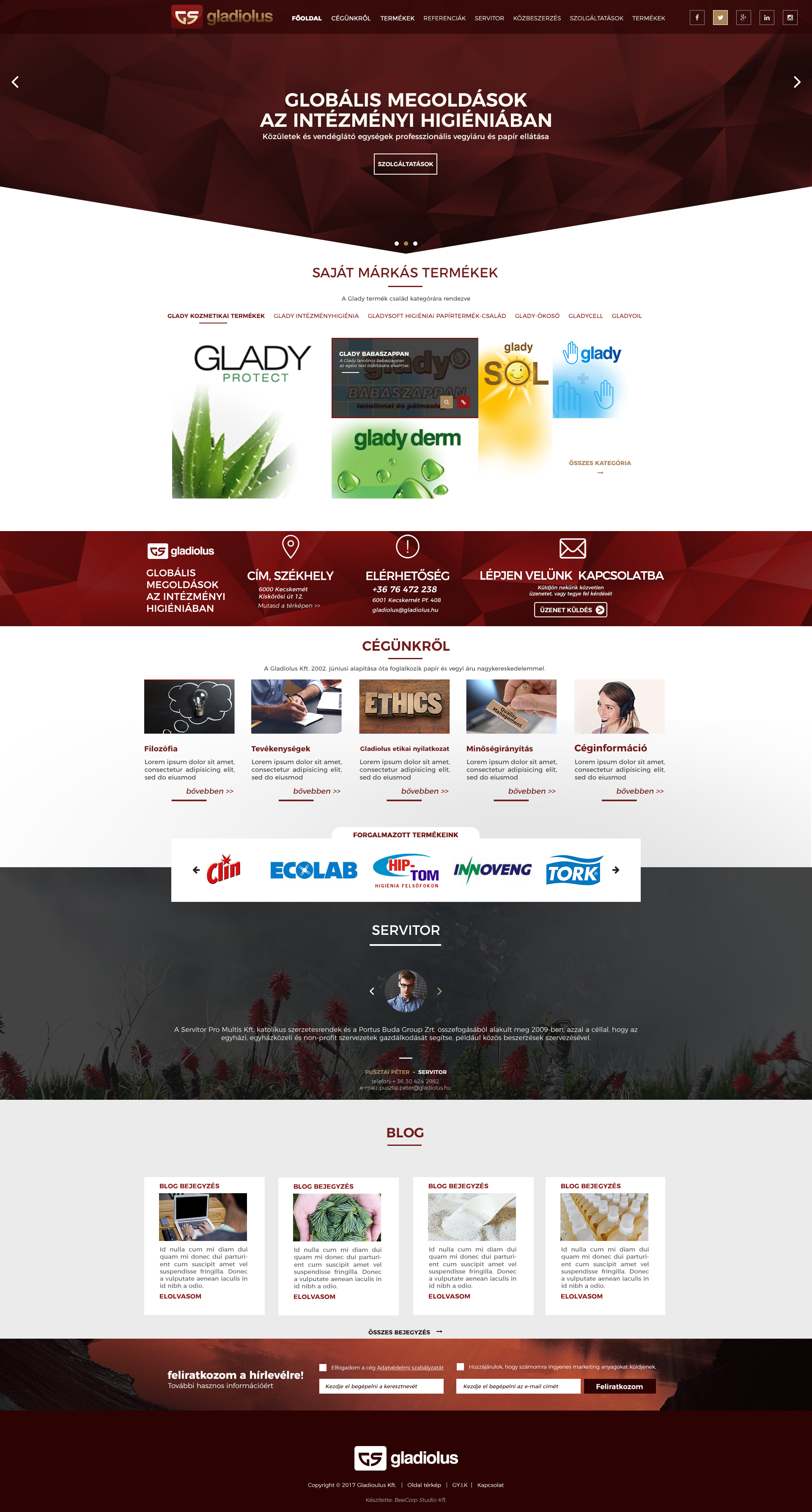 Gladioulus WEBDESIGN by Markl42 Gladioulus WEBDESIGN in Website Design Inspiration by Markl42