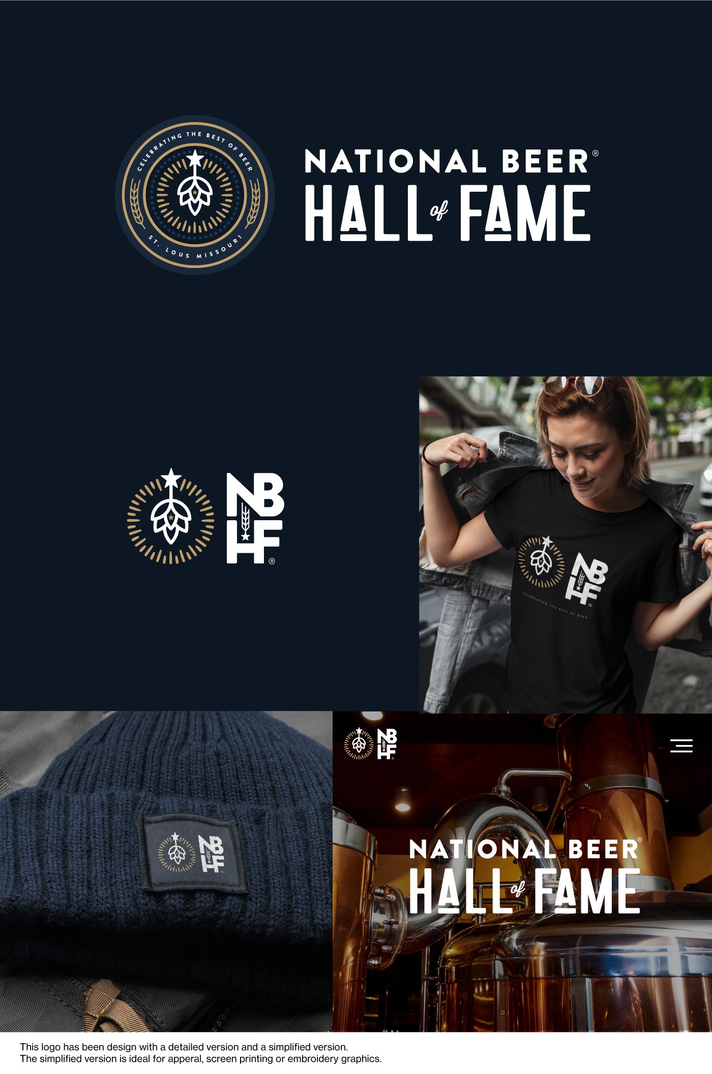 National Beer Hall of Fame in Logo & Brand Identity Inspiration by Reinhardt