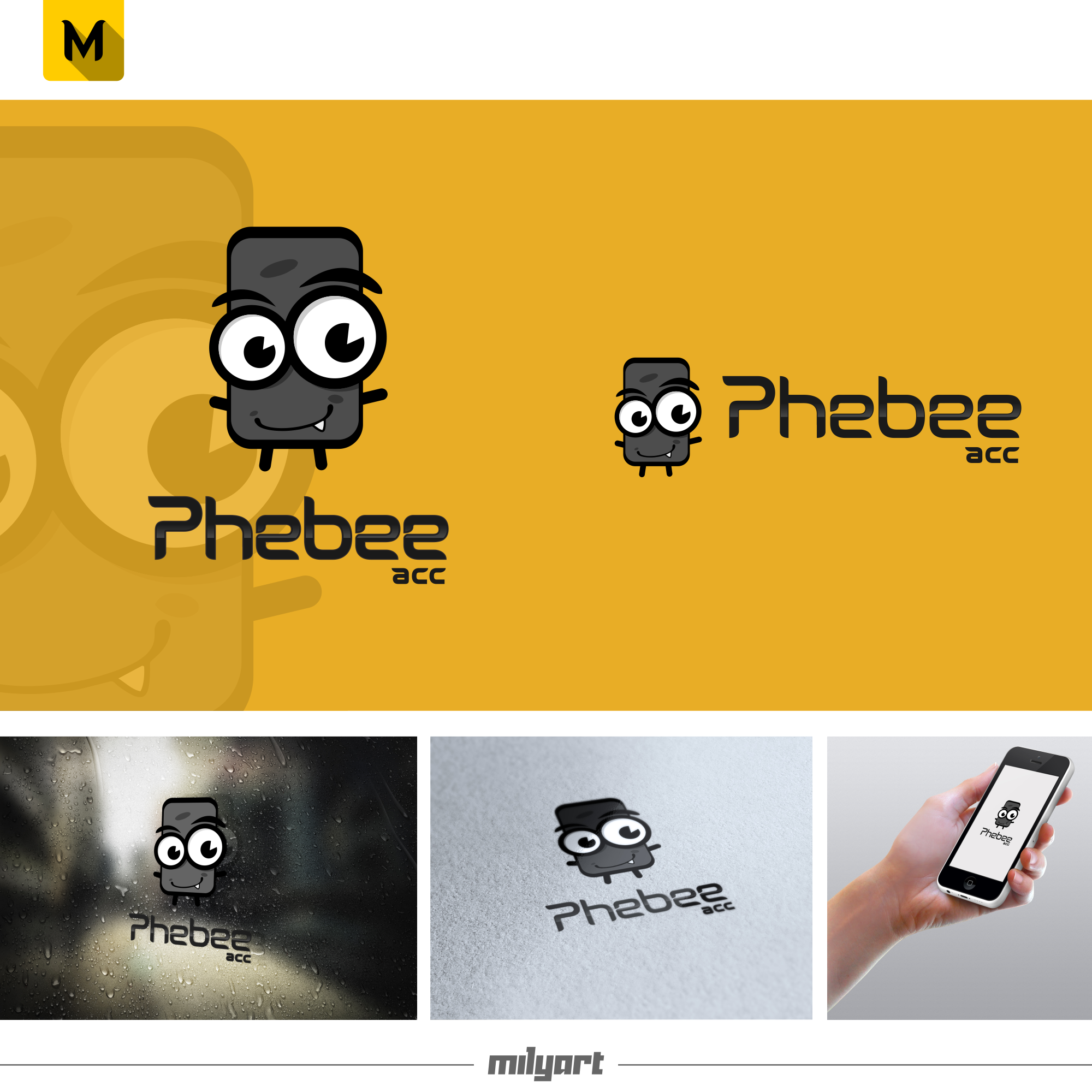Phebee acc by Mily Studio Phebee acc in Logo Design Inspiration by Mily Studio