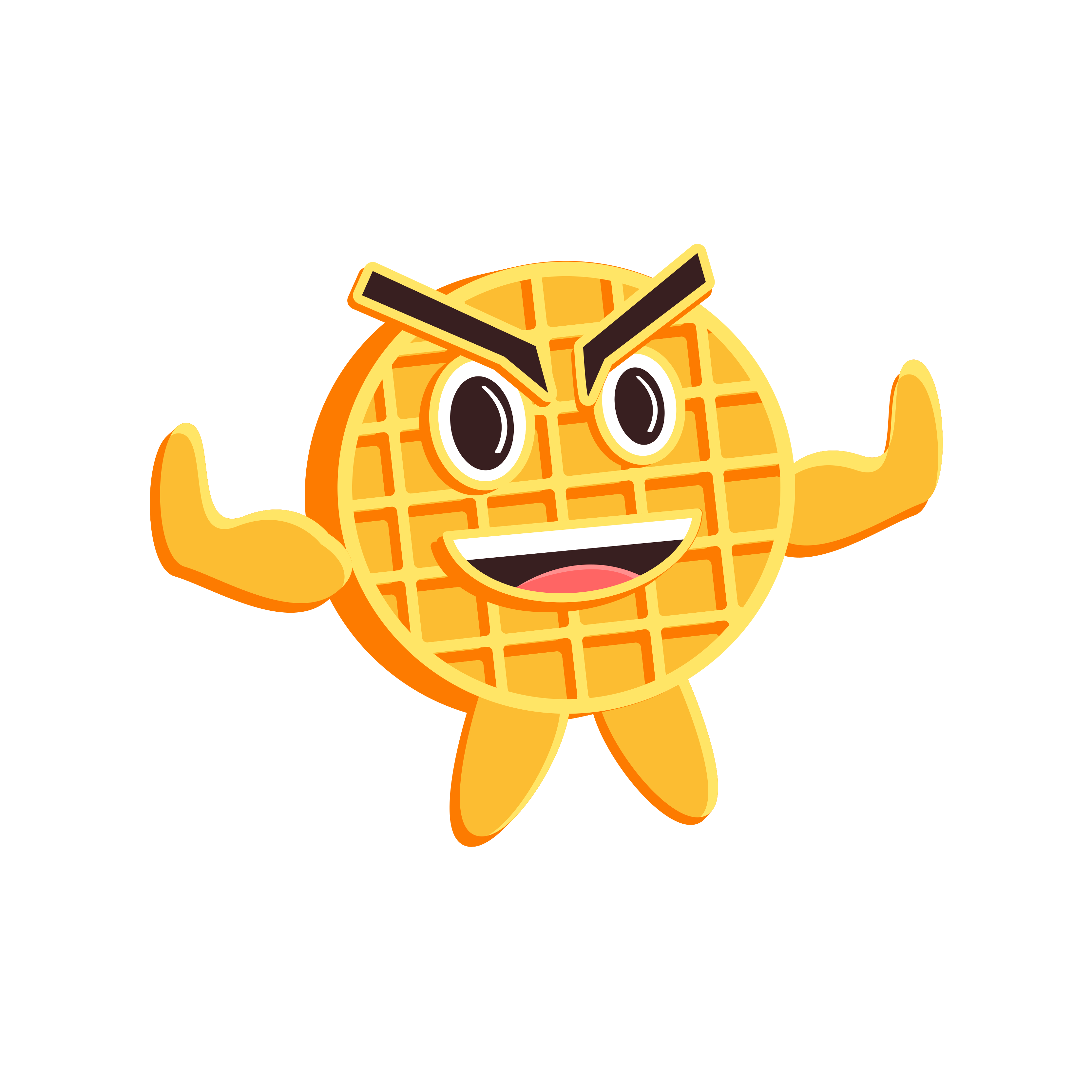 Pancake With Abs Character in Cartoon & Caricature Inspiration by Aerolle Sana