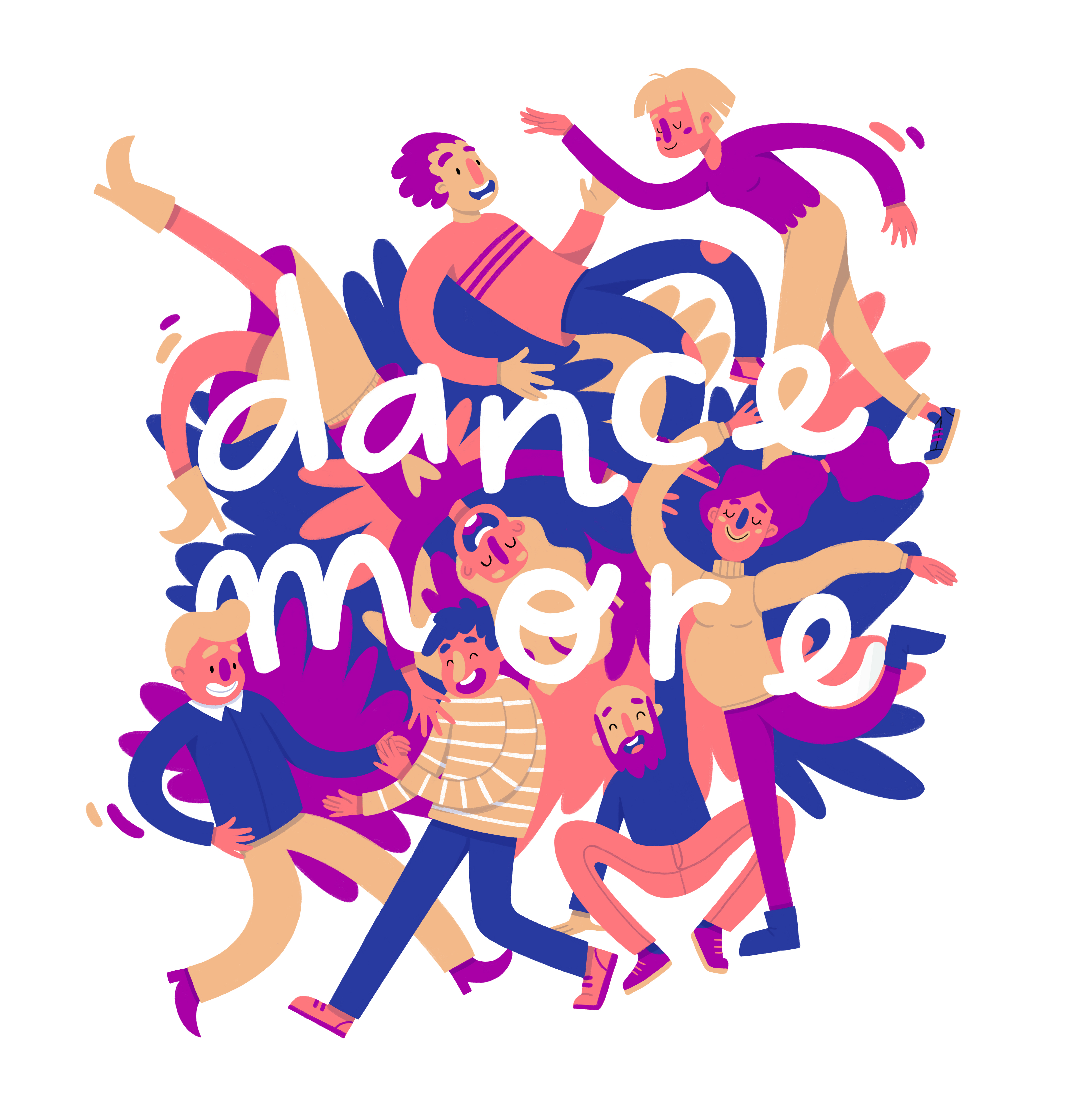 Dance more in Illustration and Graphics Inspiration by Jill Gori