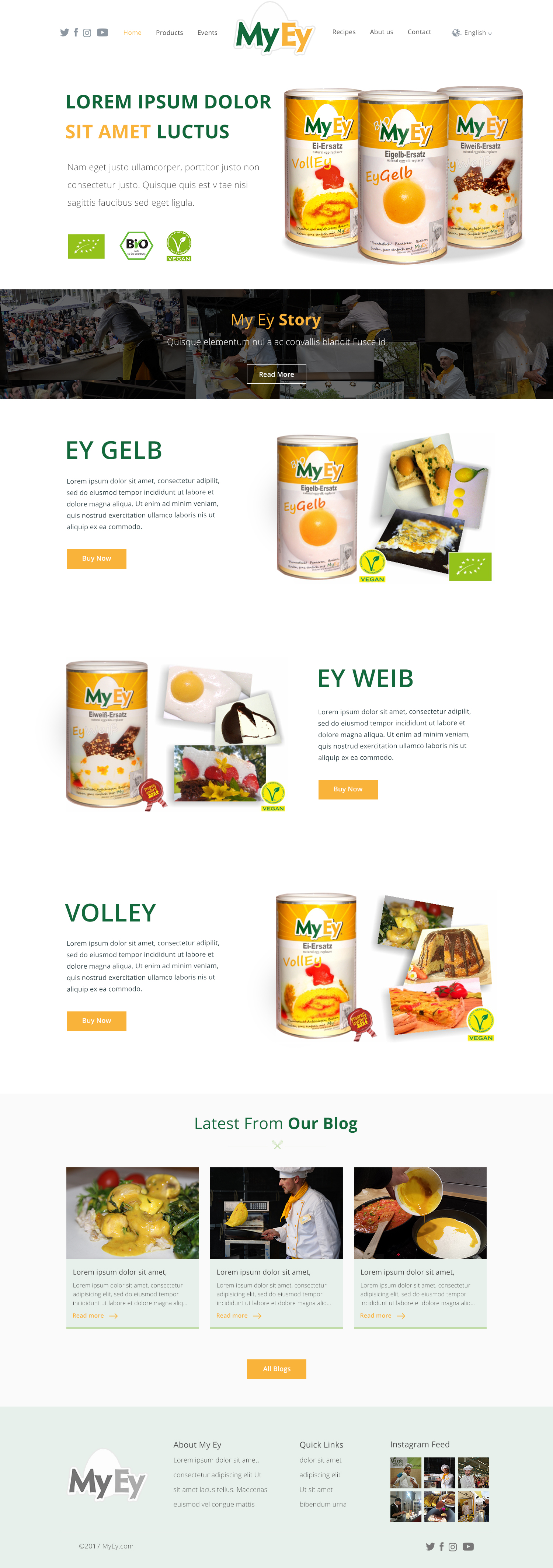 Website for food company by Beltagy Designs Website for food company in Website Design Inspiration by Beltagy Designs