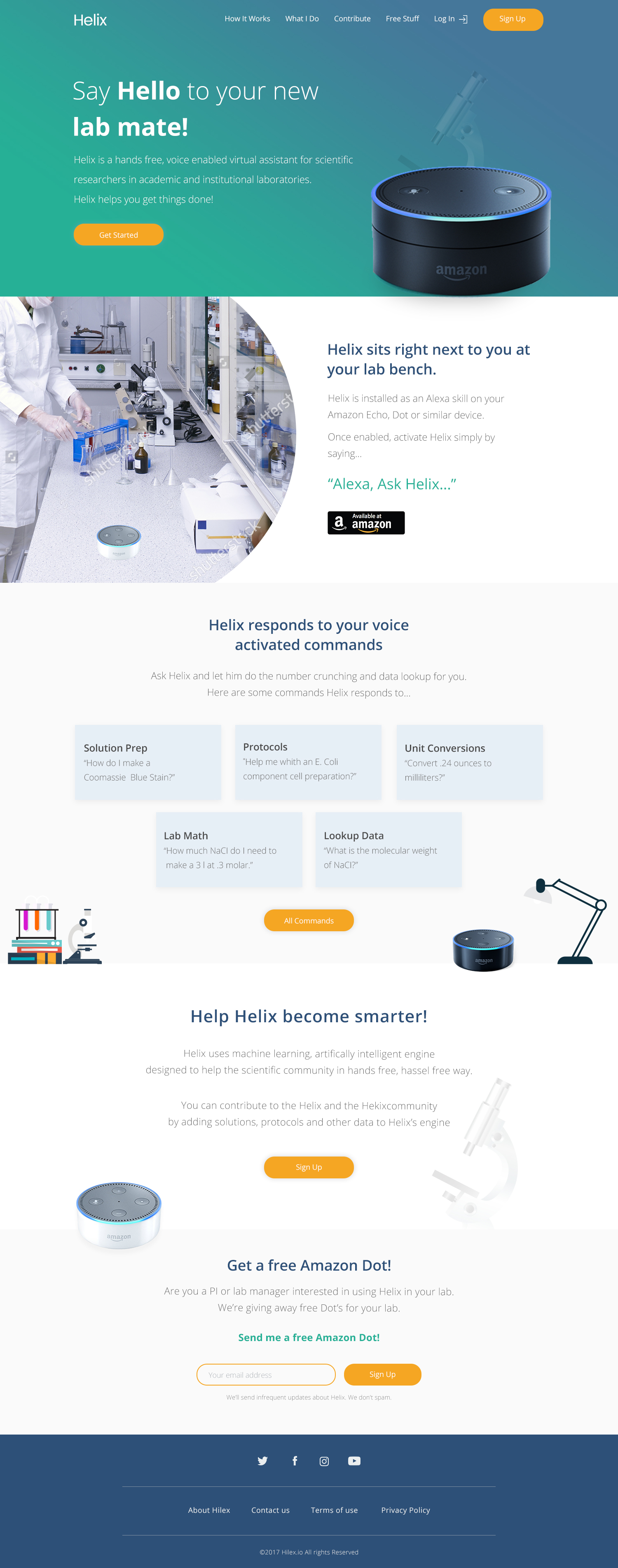 Landing page for voice enabled app by Beltagy Designs Landing page for voice enabled app in Website Design Inspiration by Beltagy Designs