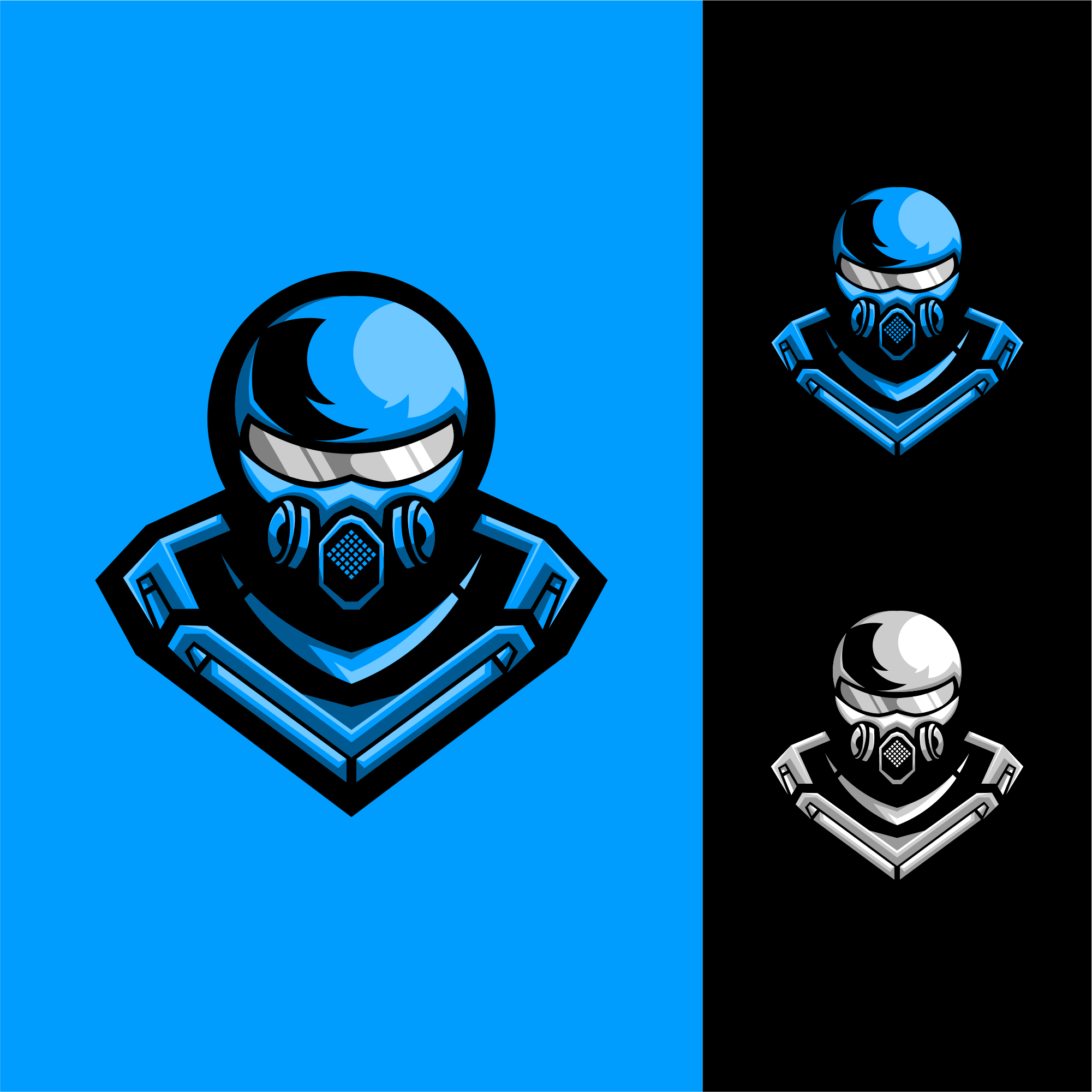 Winter Army Mascot Logo in Character & Mascot design Inspiration by Helena