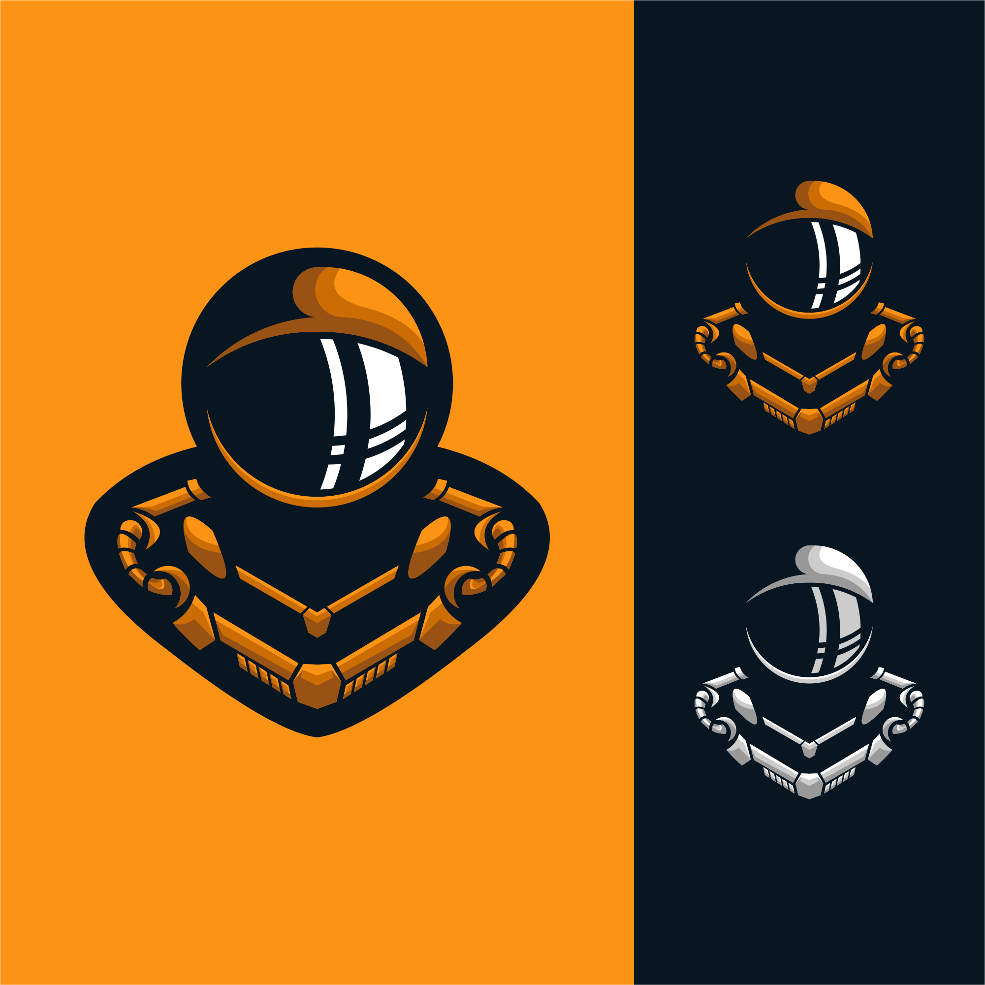 Astronaut Mascot Logo by Helena Astronaut Mascot Logo in Character & Mascot design Inspiration by Helena