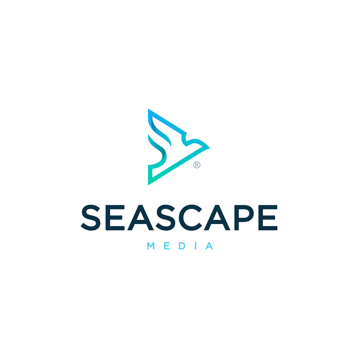 Seascape Media in Logo & Brand Identity Inspiration by Eshtiyak