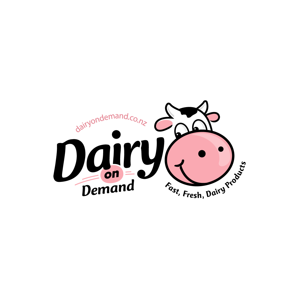 Dairy on demand in Logo & Brand Identity Inspiration by Eshtiyak