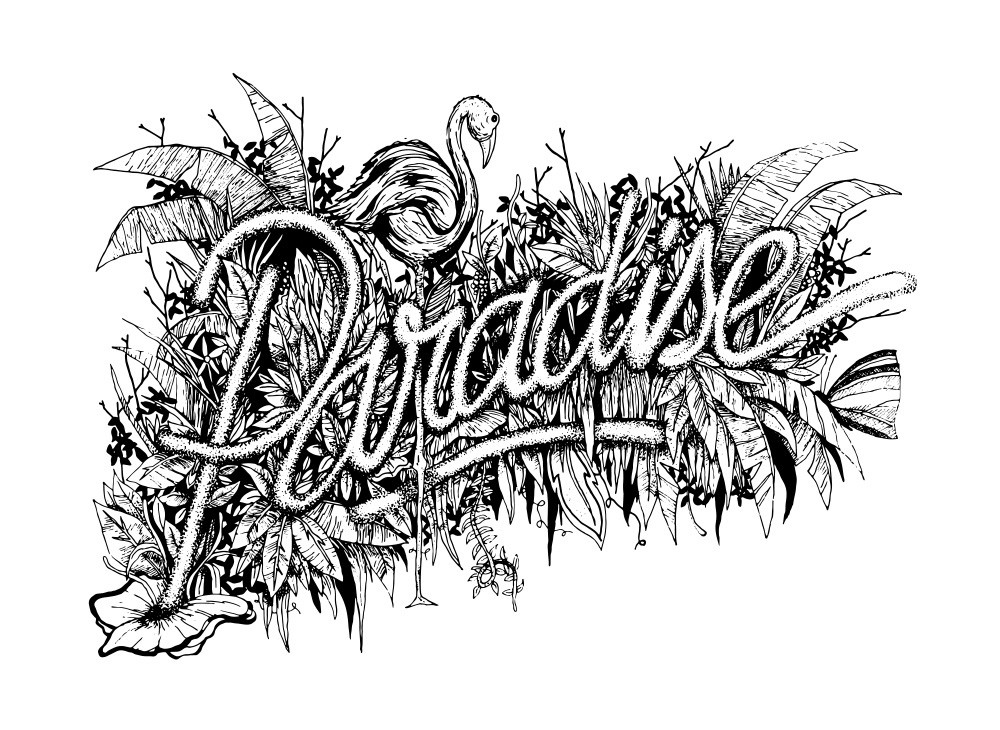 Paradise by Simon Simo Paradise in Advertisement Design Inspiration by Simon Simo