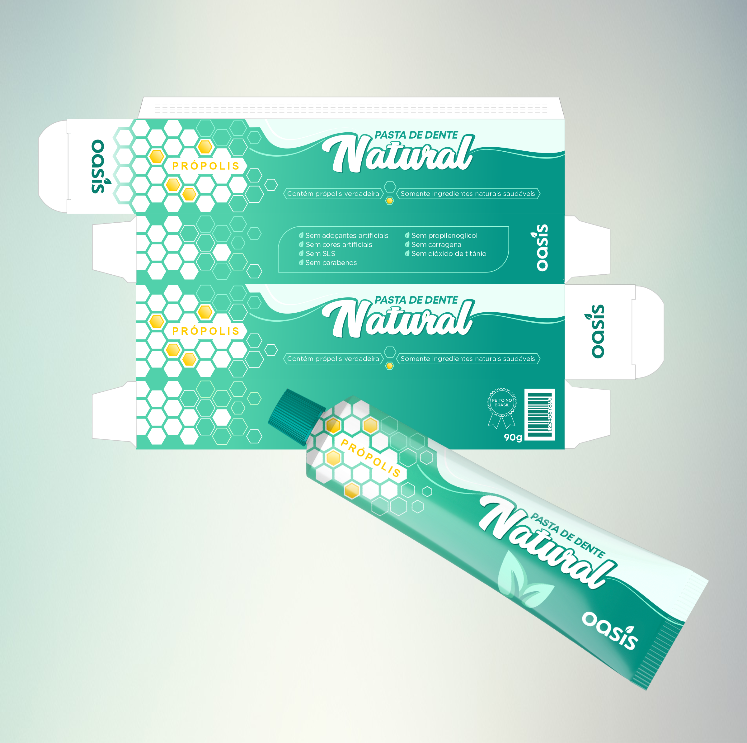 Oasis Natural Toothpaste By Edysign 358857 - Designhill