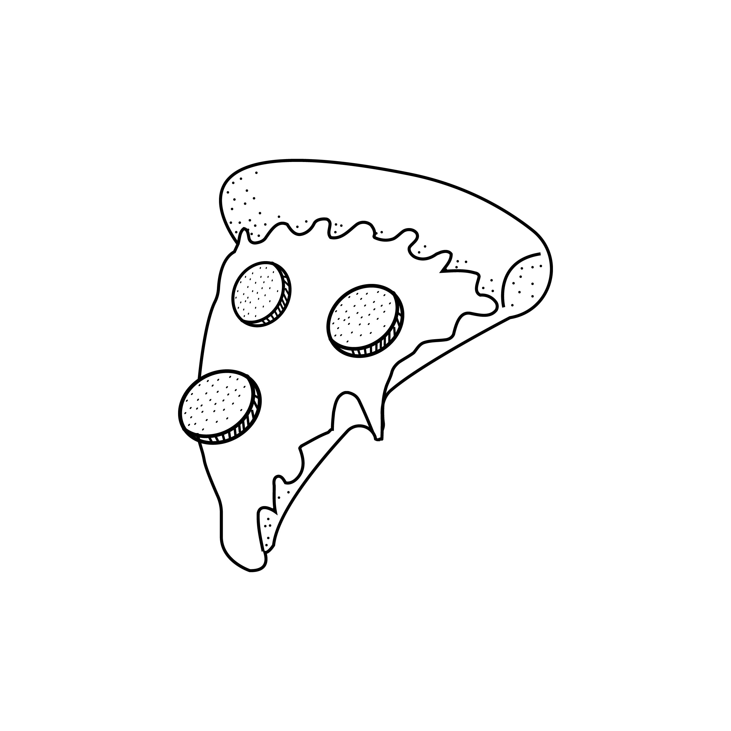 Pizza Slice in Pattern & Surface Design Inspiration by Sharmin Akther