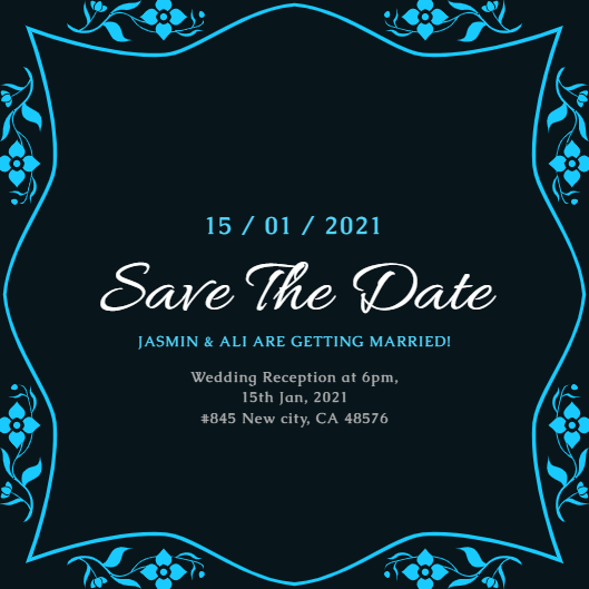 Wedding Reception Invitations in Invitation Card Design Inspiration by Sharmin Akther