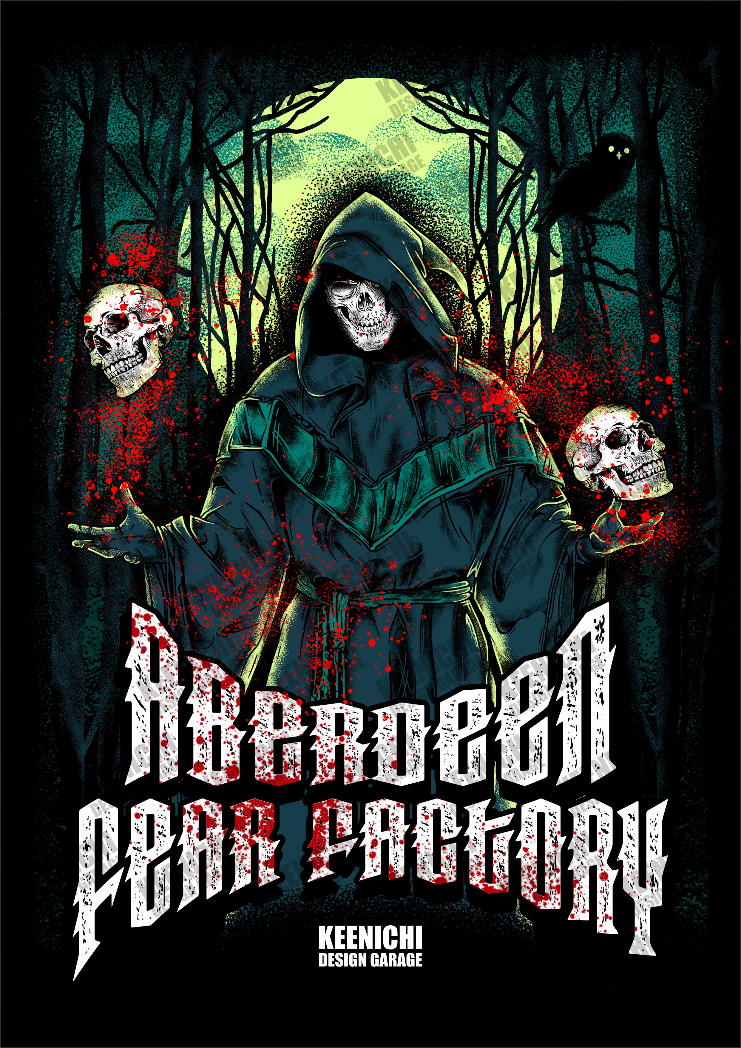 ABERDEEN FEAR FACTORY in T-Shirt Design Inspiration by Keenichi Keenichi