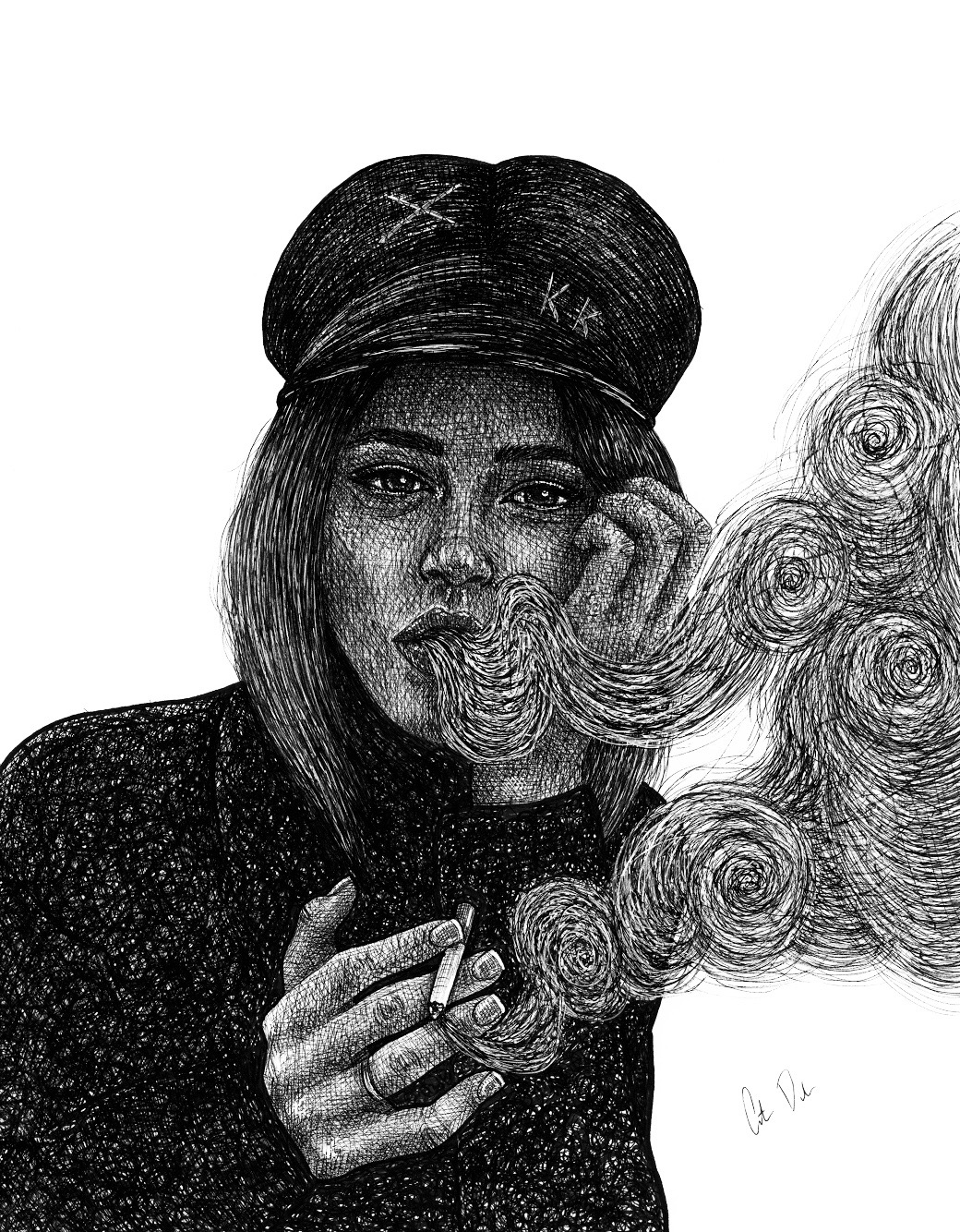French Girl by Autumn Dunbar French Girl in Illustration and Graphics Inspiration by Autumn Dunbar