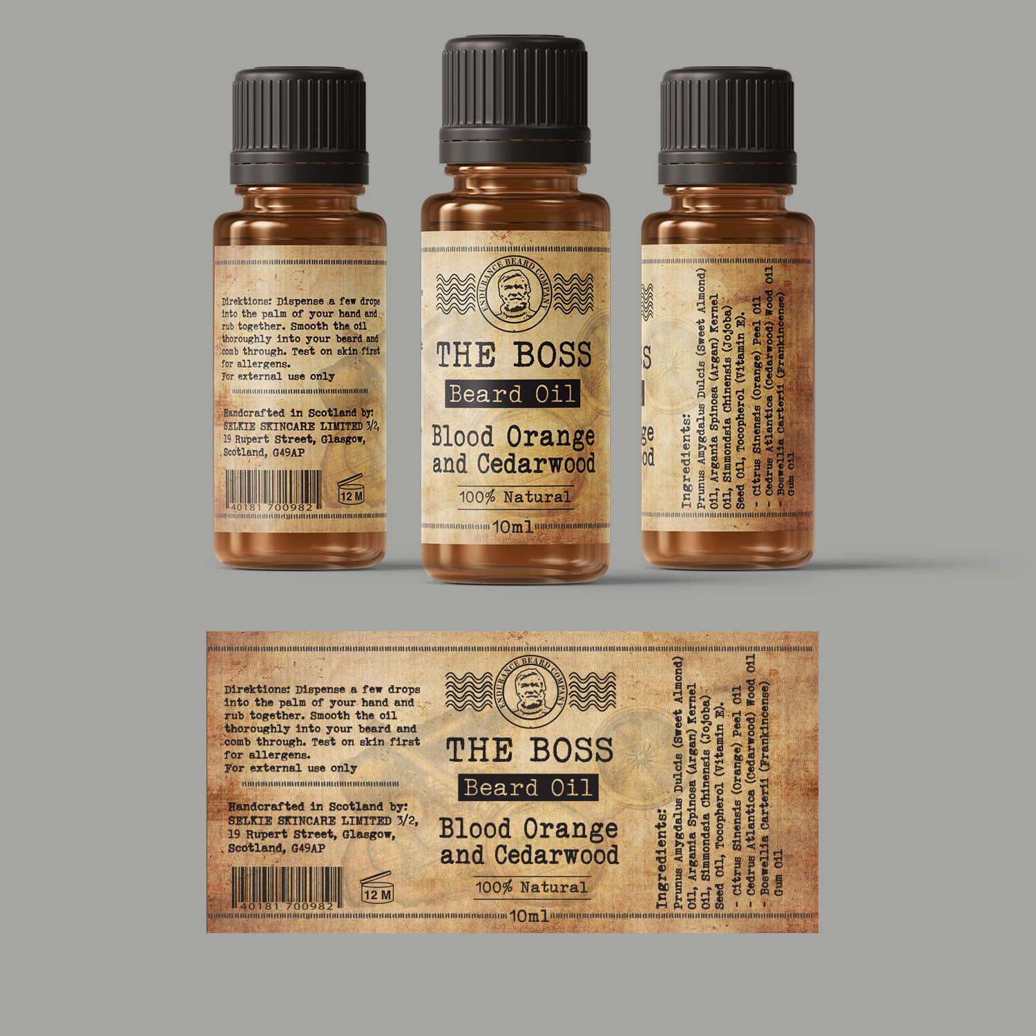 beard oil label label design inspiration 149798 by ronin71