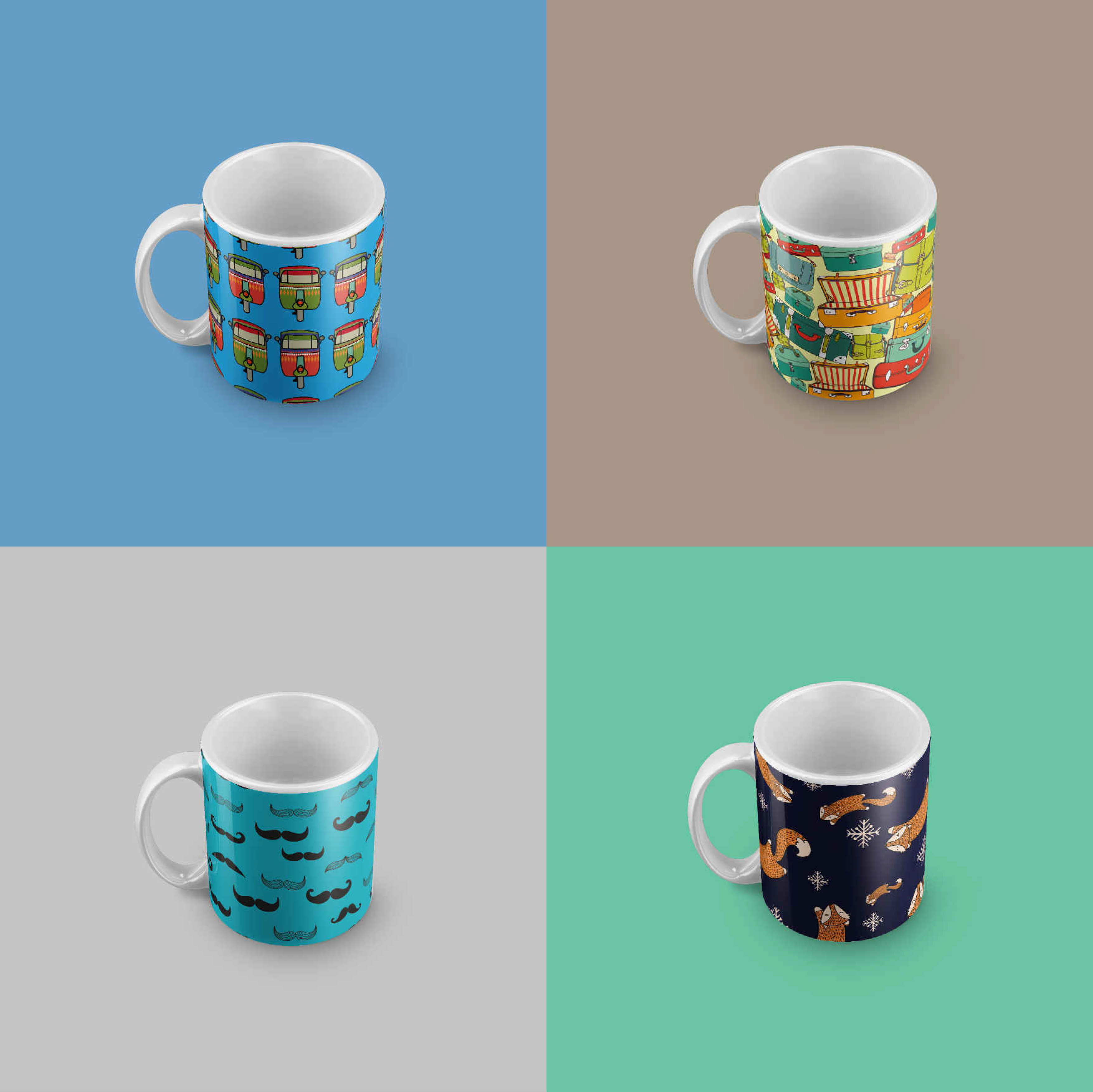 Mug Design in Merchandise Design Inspiration by Tanvi Nuwal