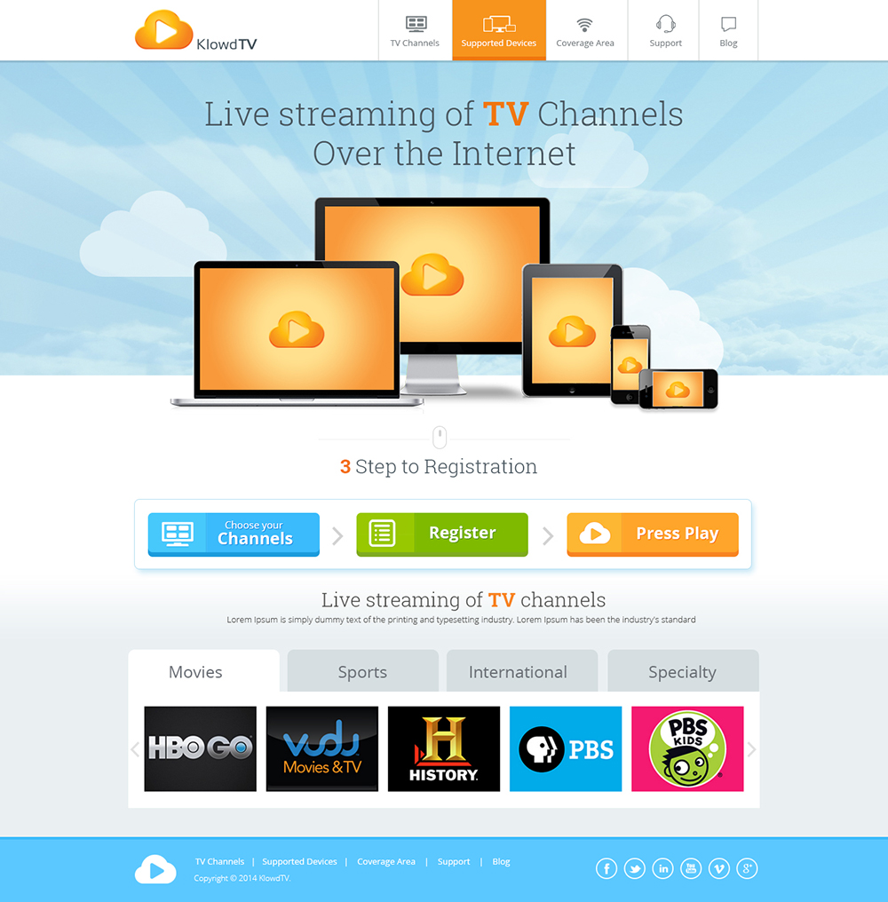 Klowed tv by Idea@design Klowed tv in Advertisement Design Inspiration by Idea@design