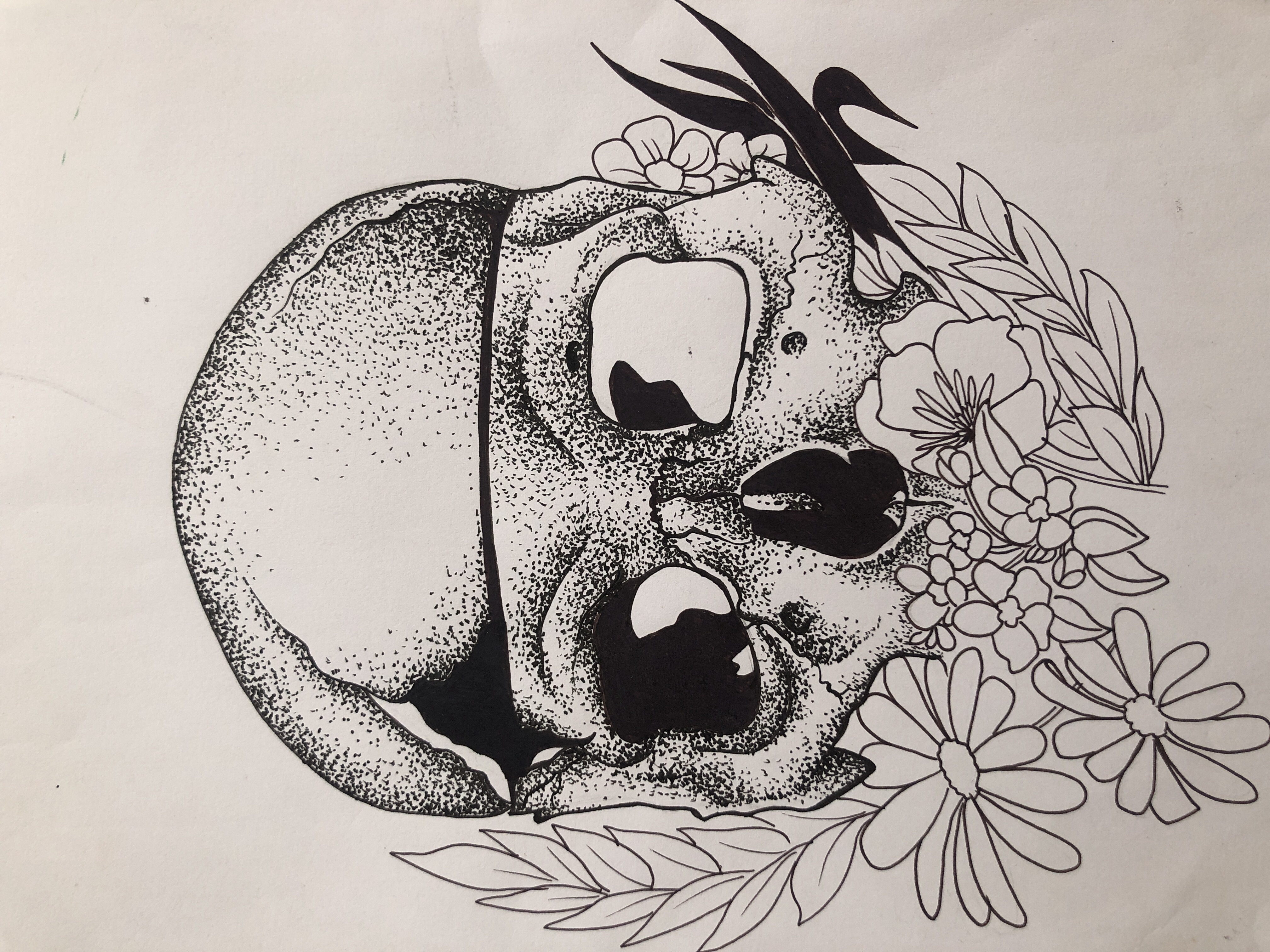 Skull in Drawing Inspiration by Art_by_hyzova