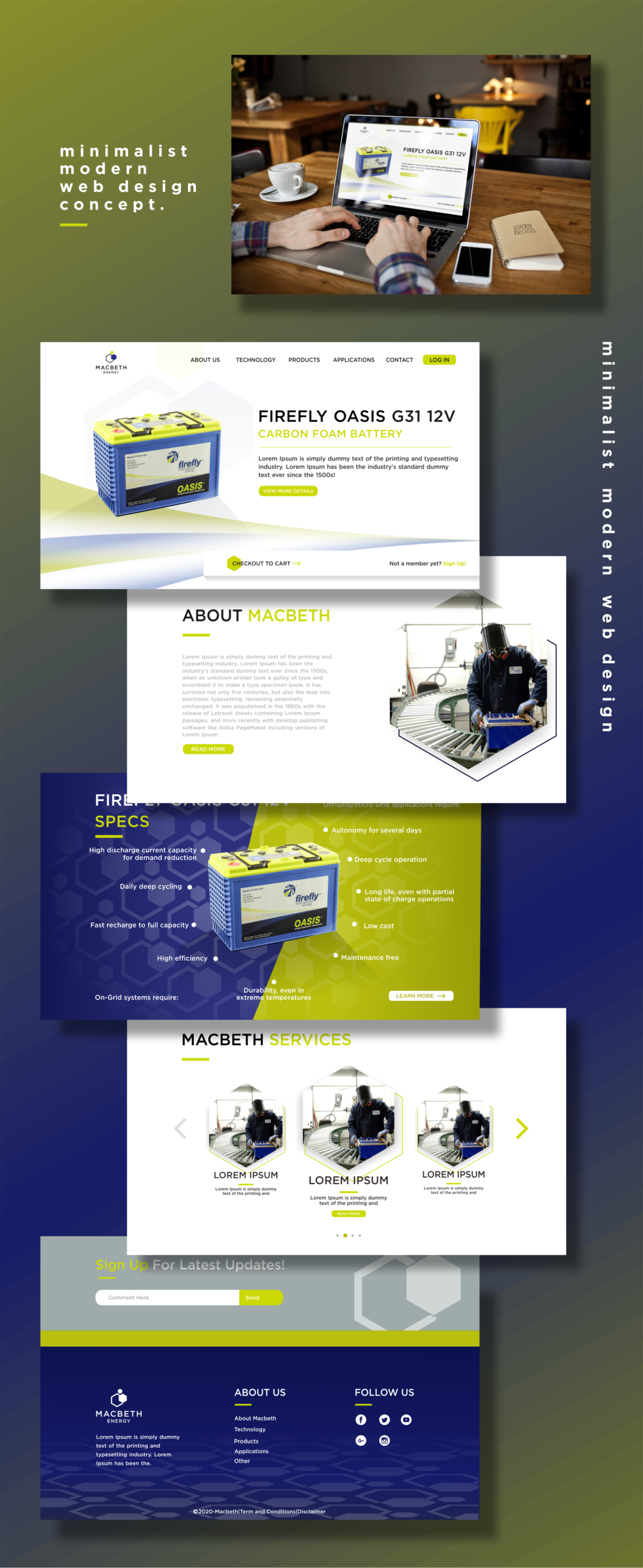 modern in Website Design Inspiration by Kaminse