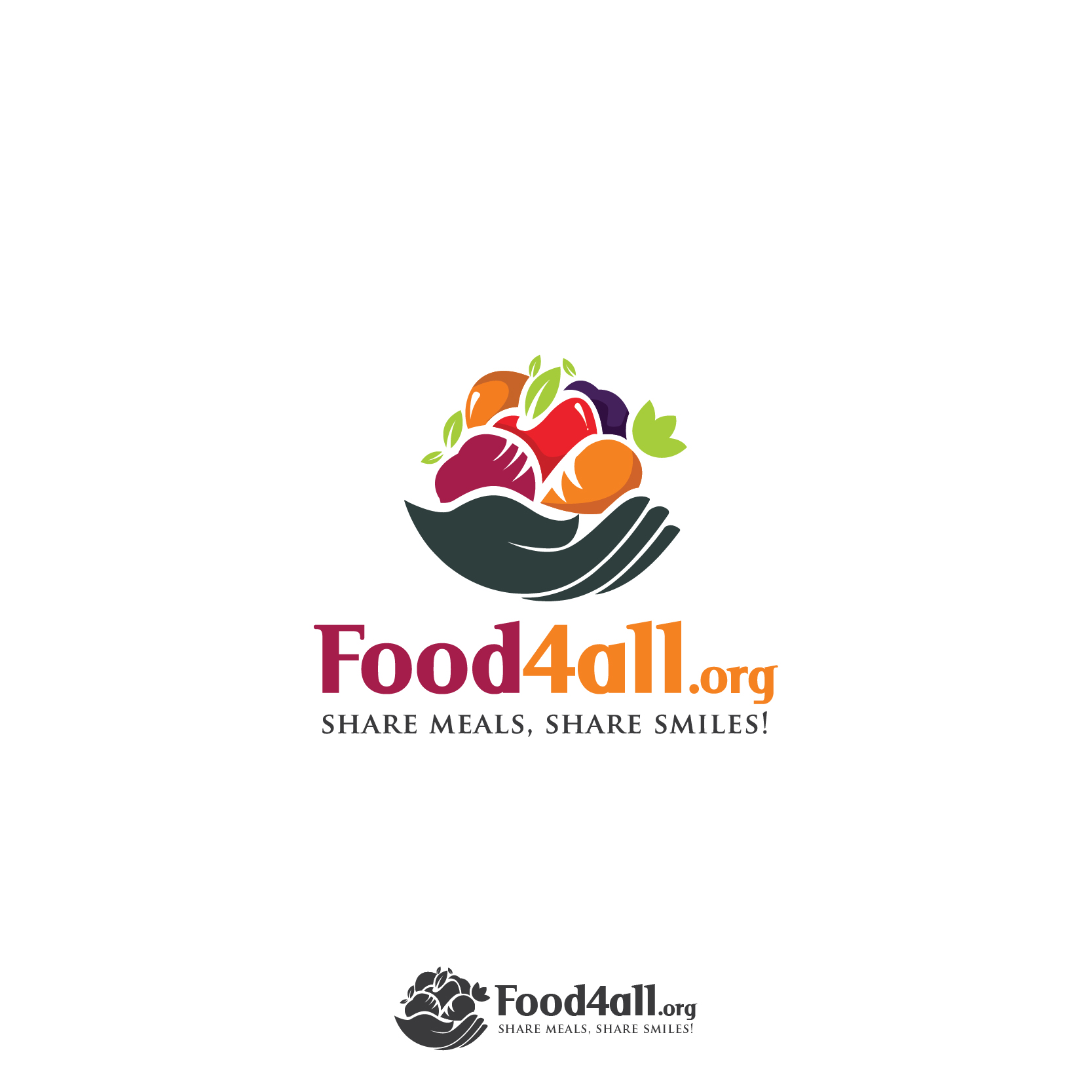 Food4All by Kreativefinger Food4All in Logo Design Inspiration by Kreativefinger