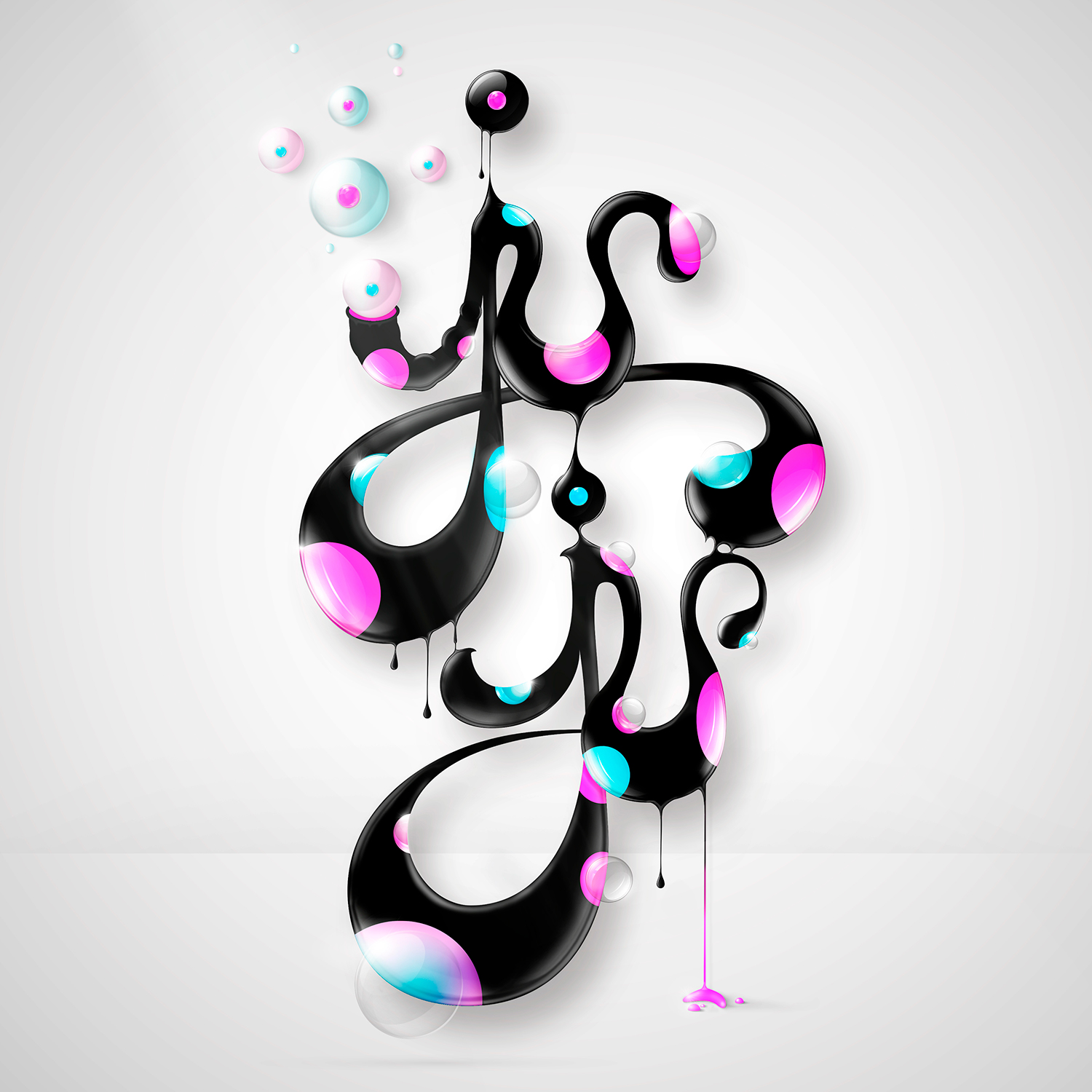 Mi LoVe in Lettering Art Inspiration by Daniel San