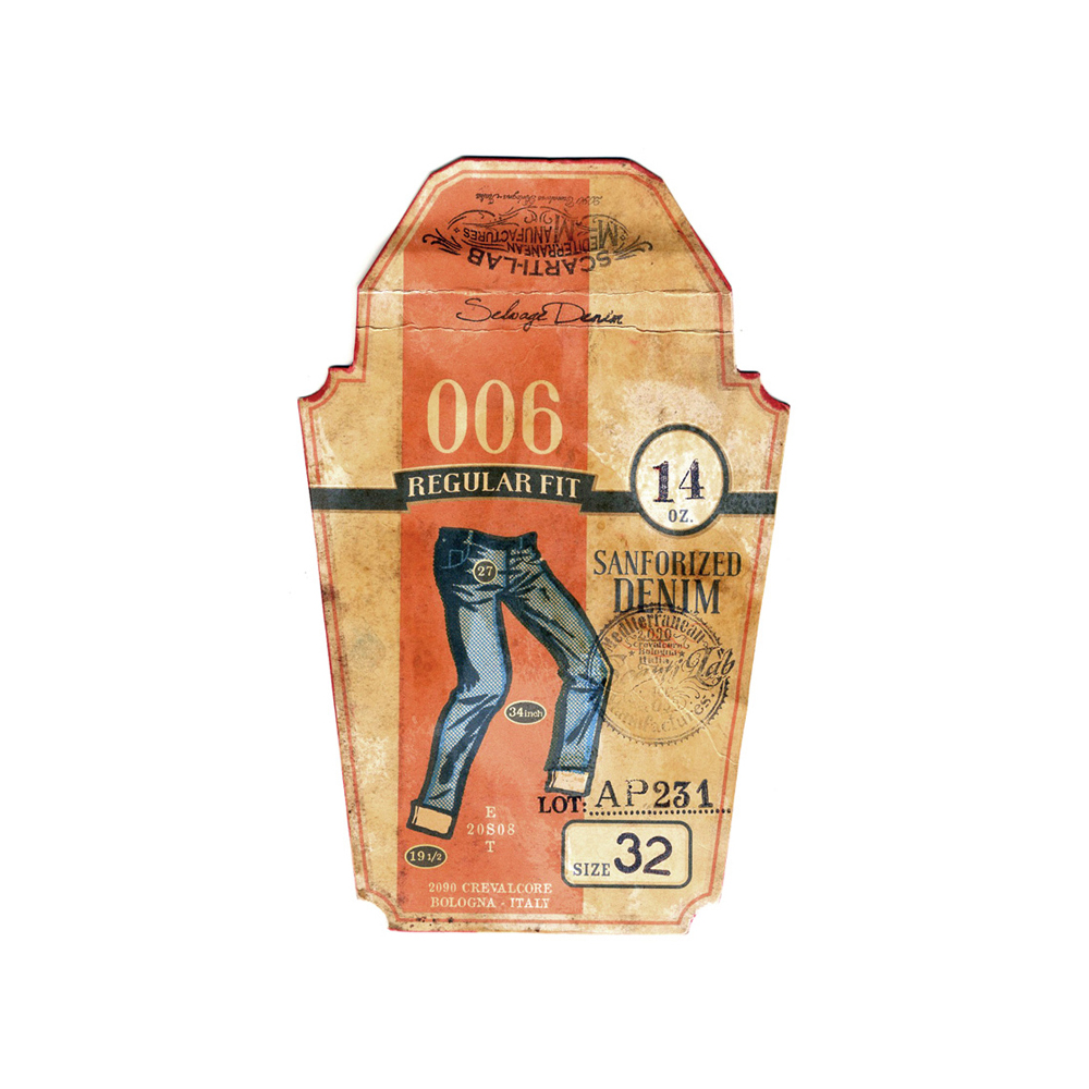 Denim Flasher _ 03 in Label Design Inspiration by Odderflip