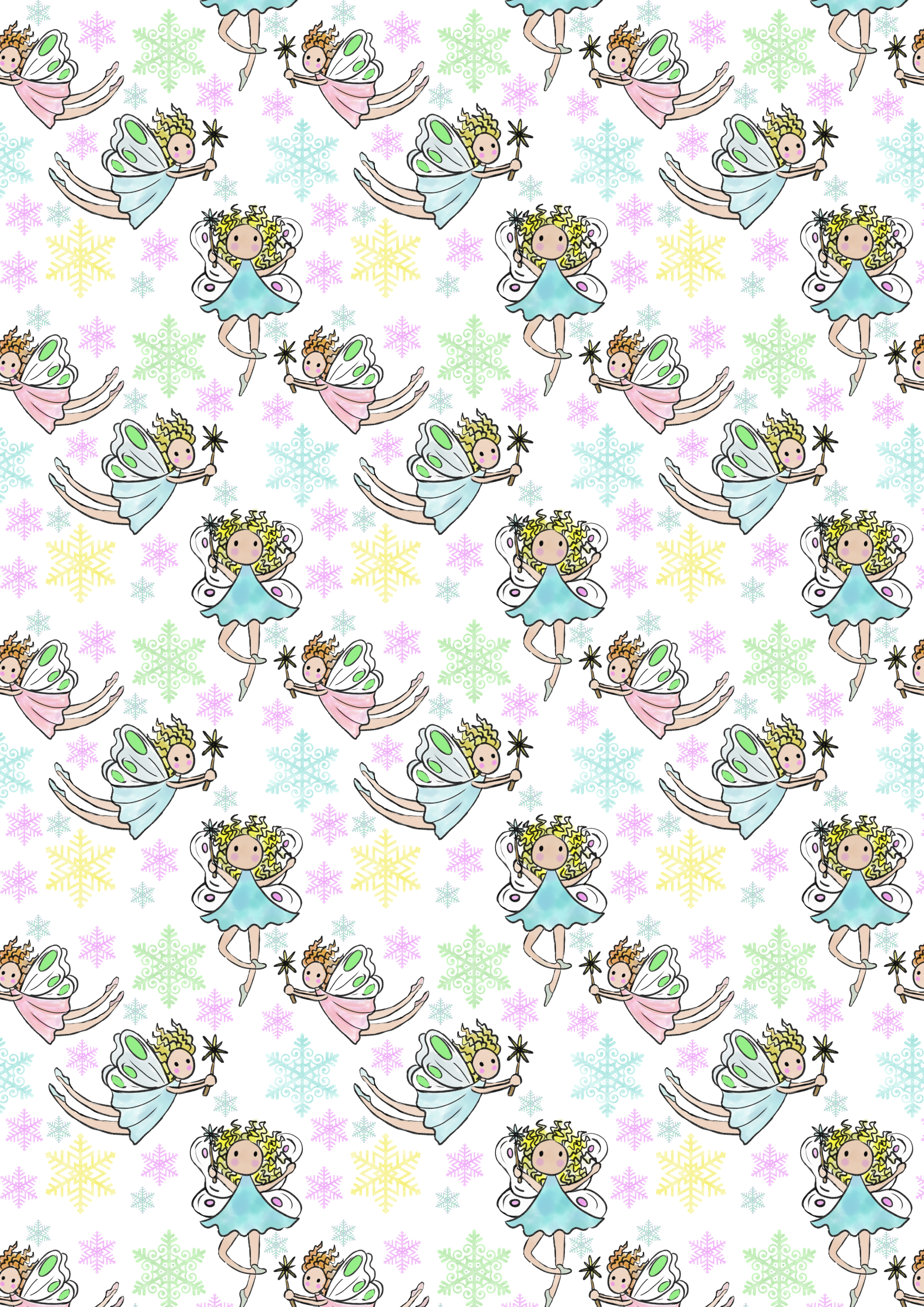 Sugar Plum Fairies in Pattern & Surface Design Inspiration by Lynn Dobbins