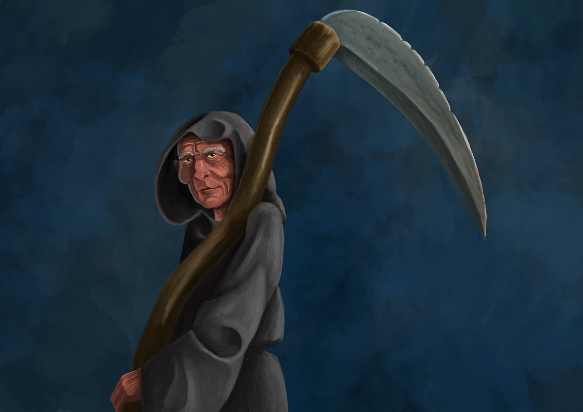 The Grim Reaper by Mihai Zaharia The Grim Reaper in Illustration and Graphics Inspiration by Mihai Zaharia